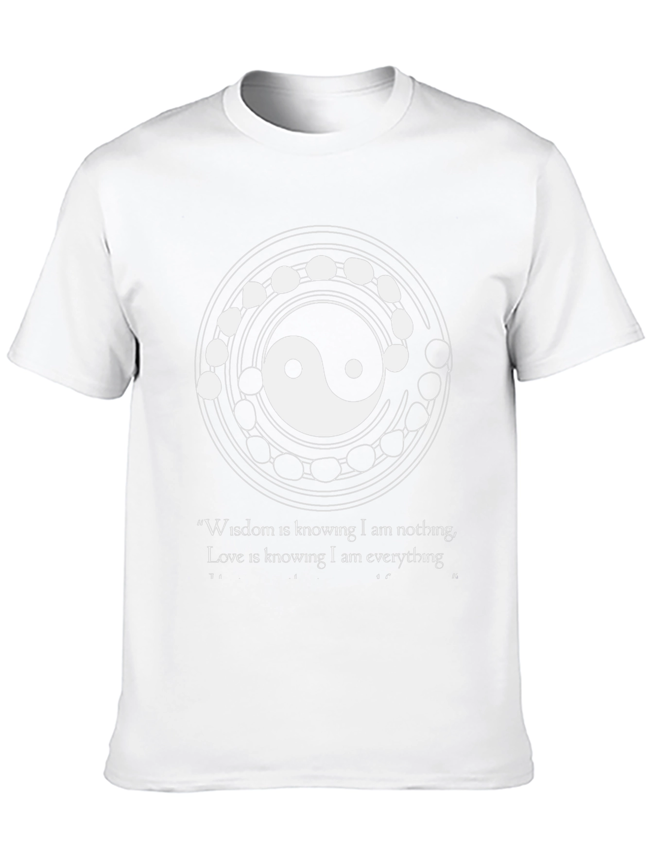 Yin Yang Wisdom Love Graphic T-Shirt