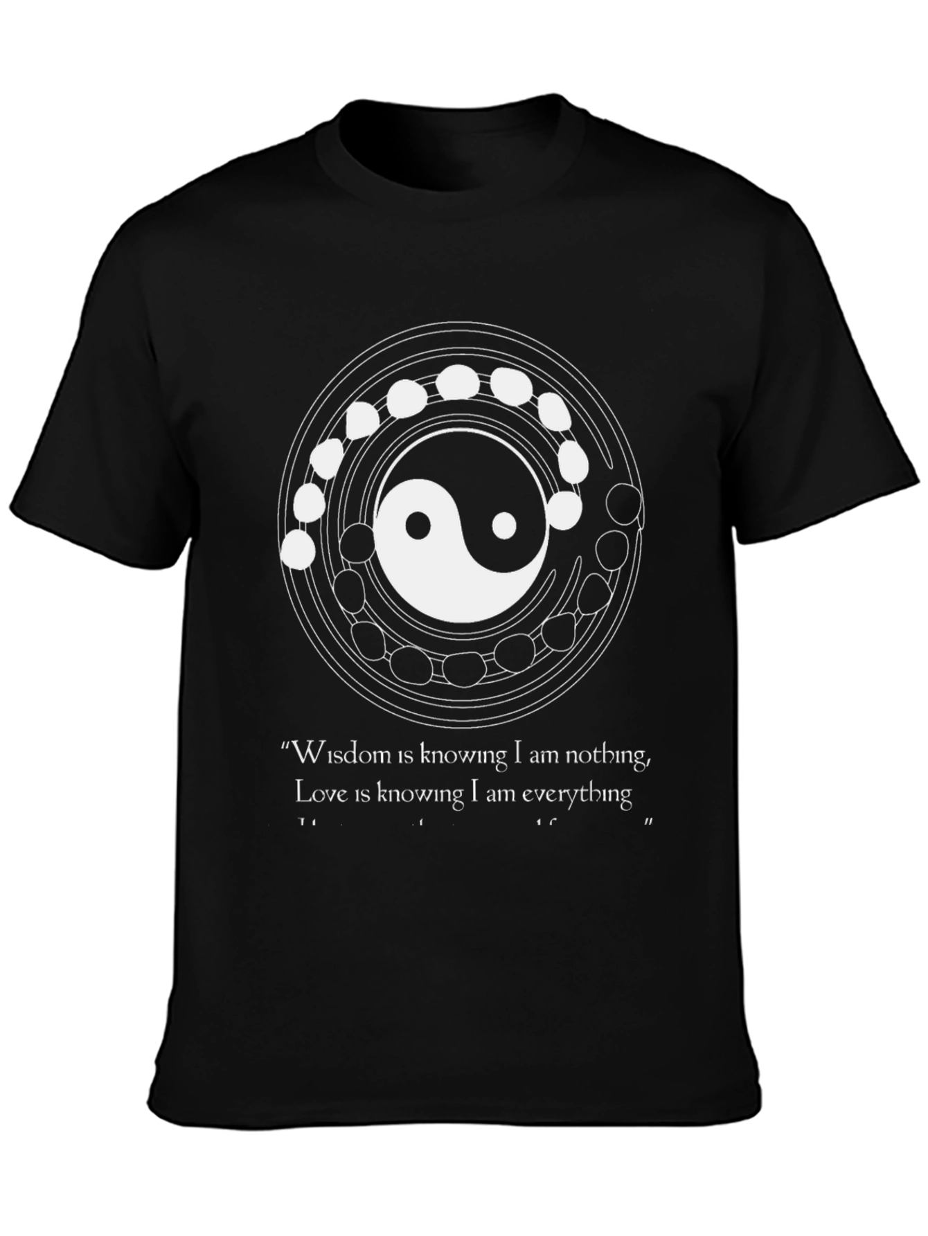 Yin Yang Wisdom Love Graphic T-Shirt