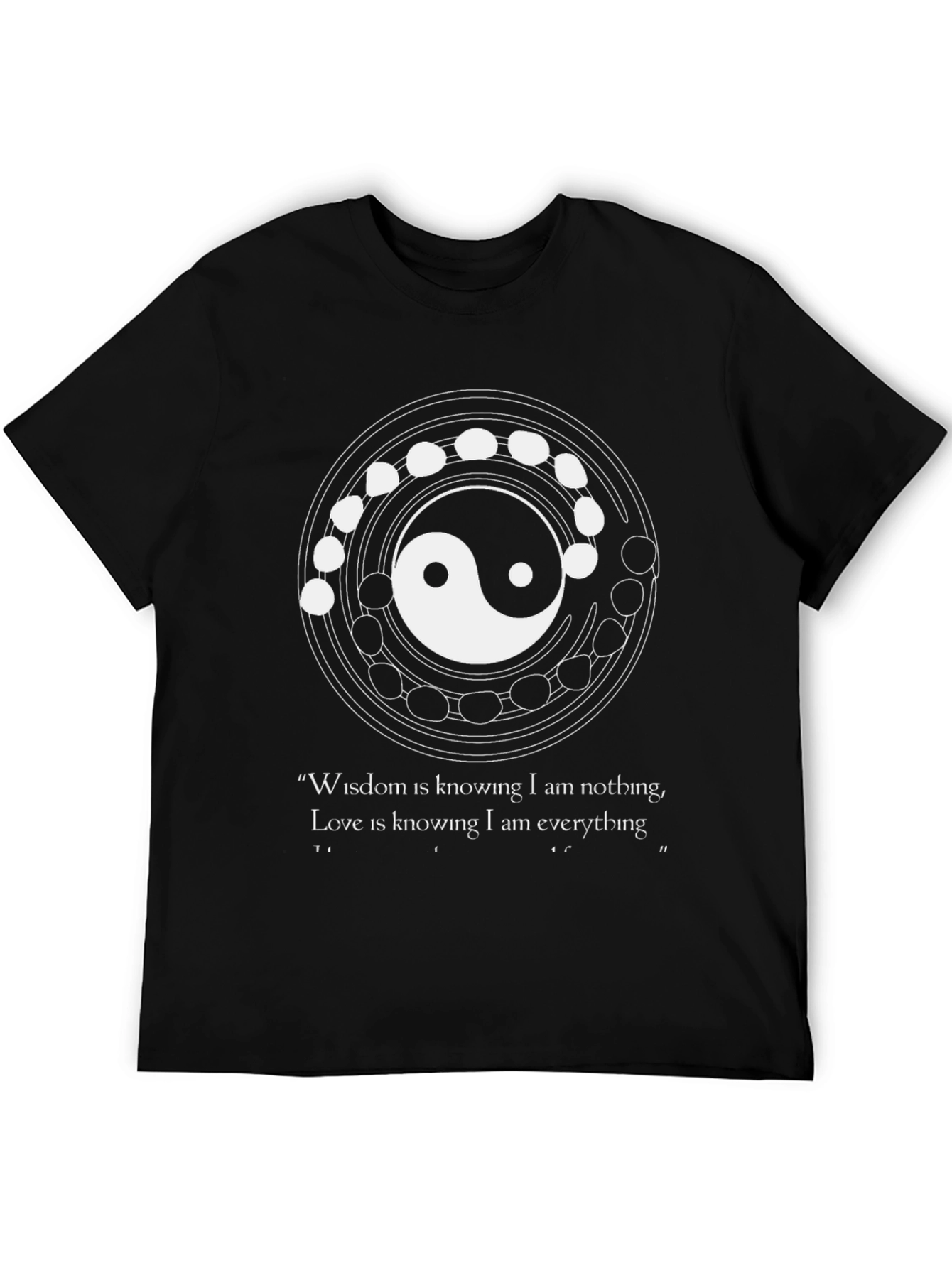 Yin Yang Wisdom Love Graphic T-Shirt