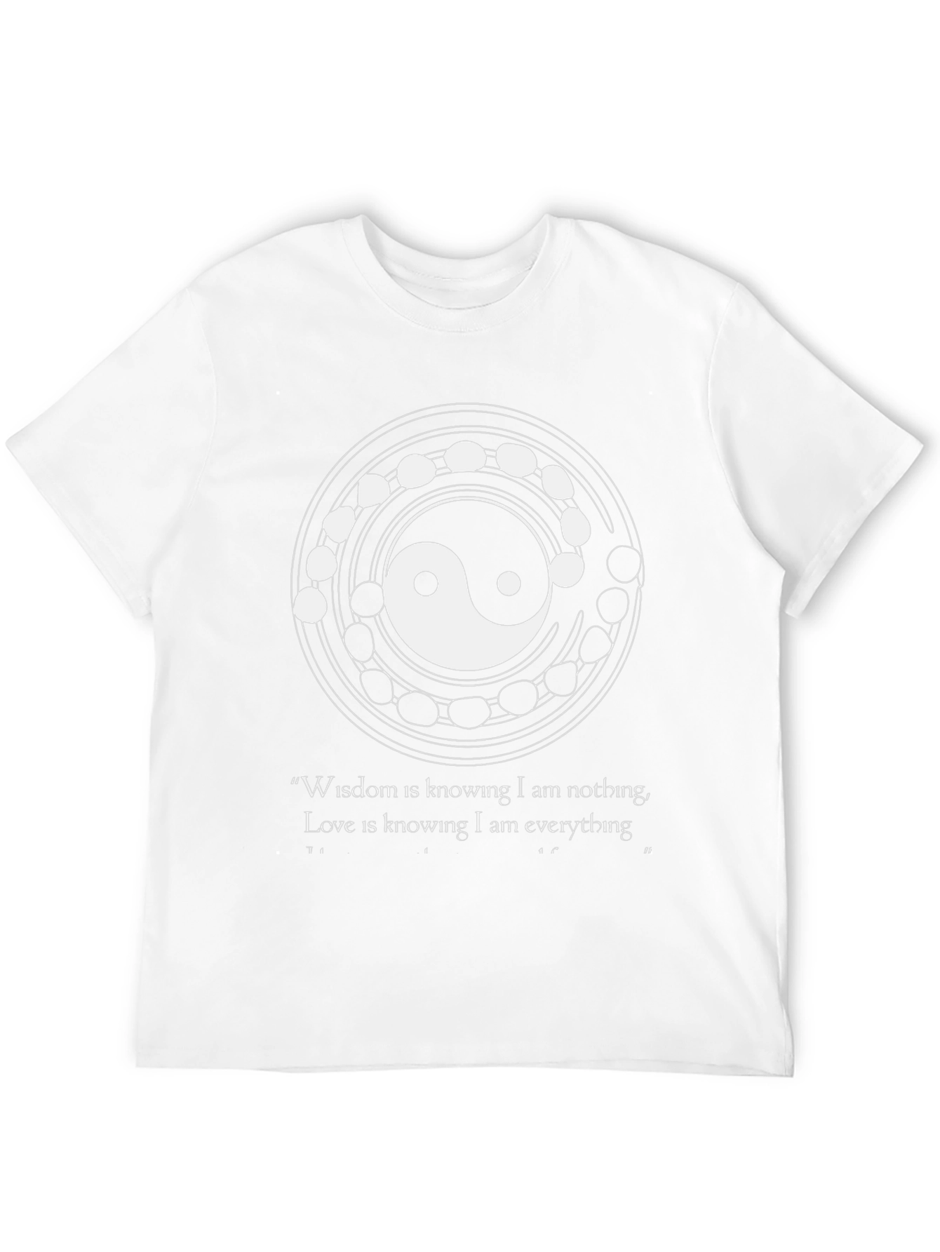 Yin Yang Wisdom Love Graphic T-Shirt