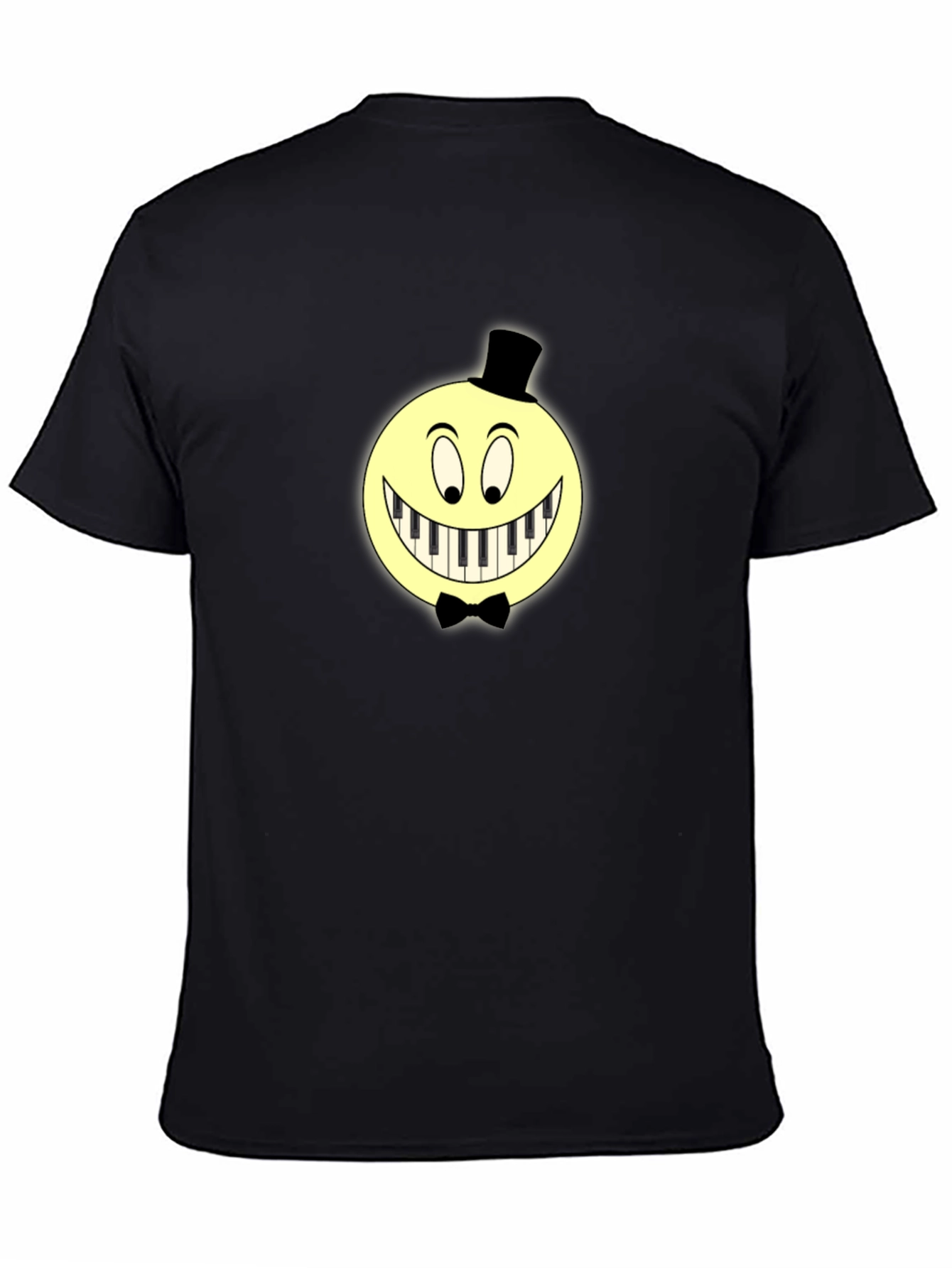Smiley Face Piano T-Shirt