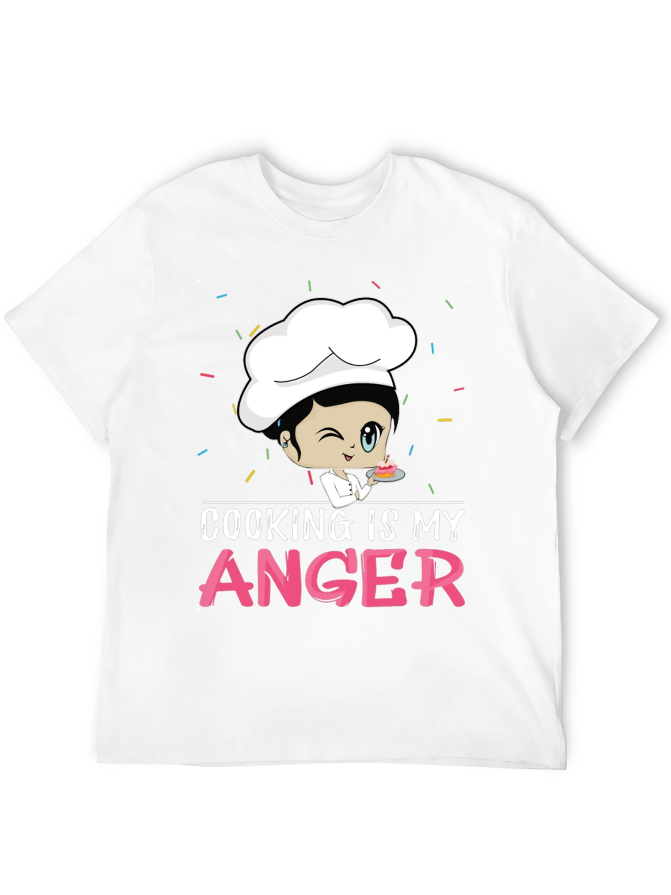 Cooking is My Anger Funny Chef T-Shirt