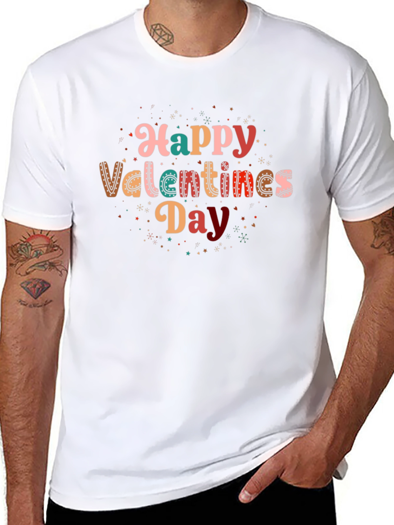 Happy Valentines Day Graphic T-Shirt