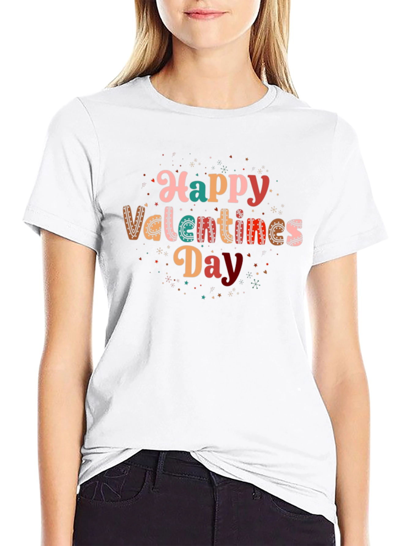 Happy Valentines Day Graphic T-Shirt