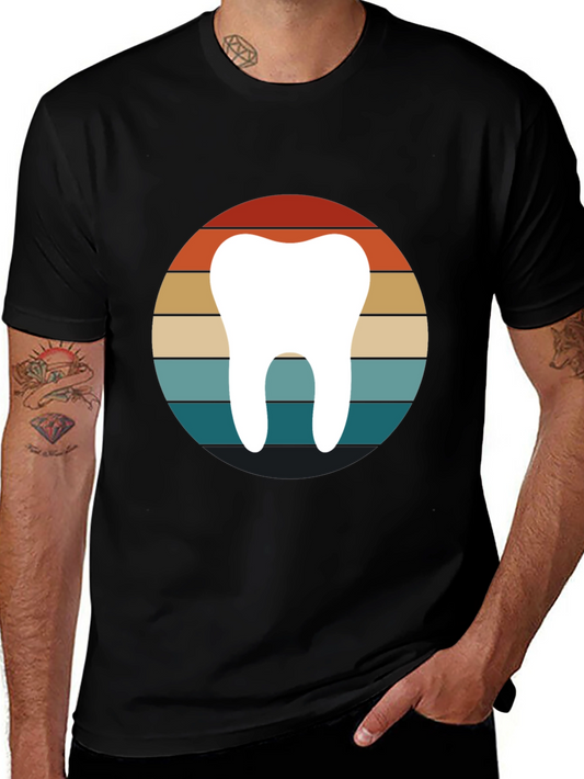 Retro Dentist Tooth Graphic Tee