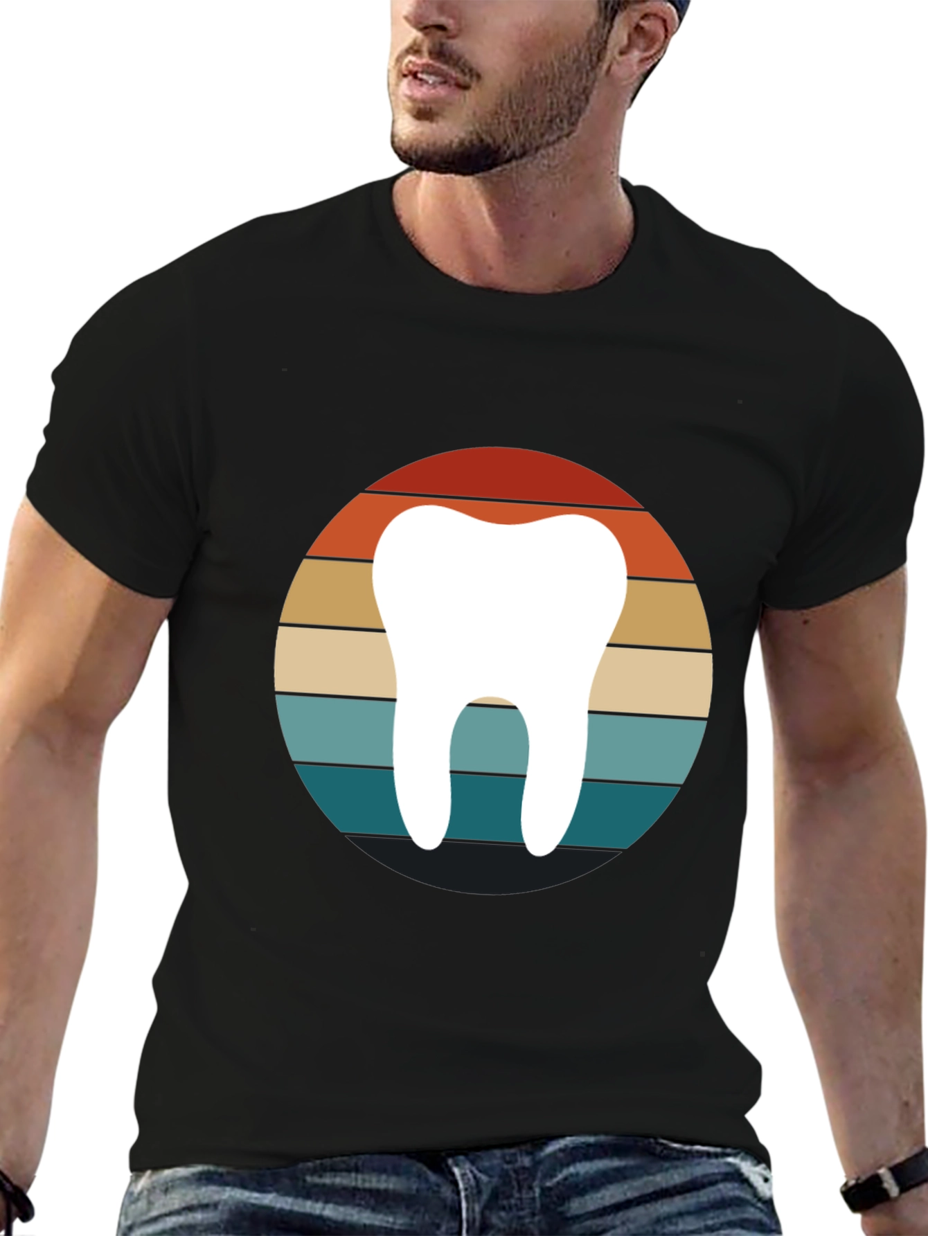 Retro Dentist Tooth Graphic Tee