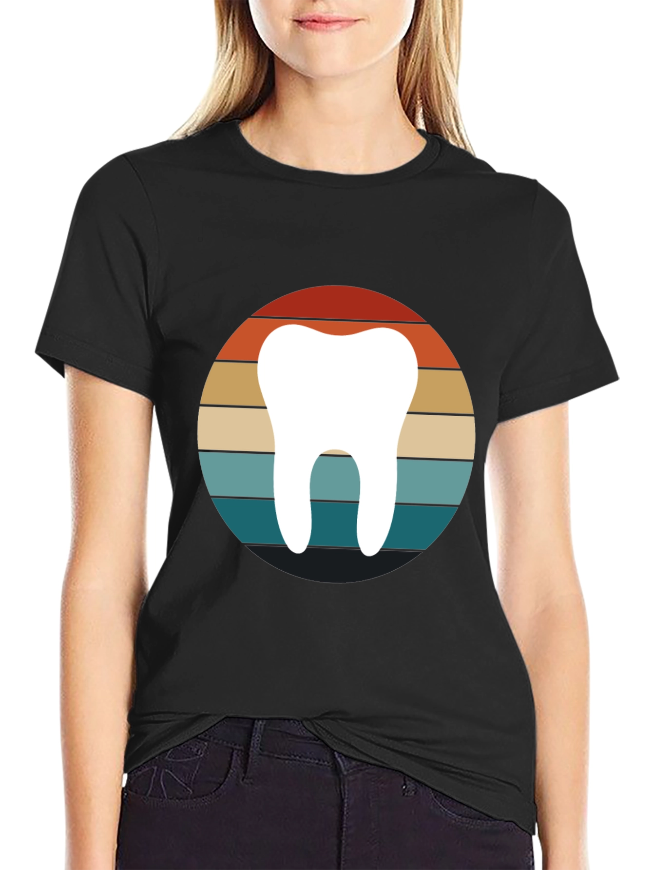 Retro Dentist Tooth Graphic Tee