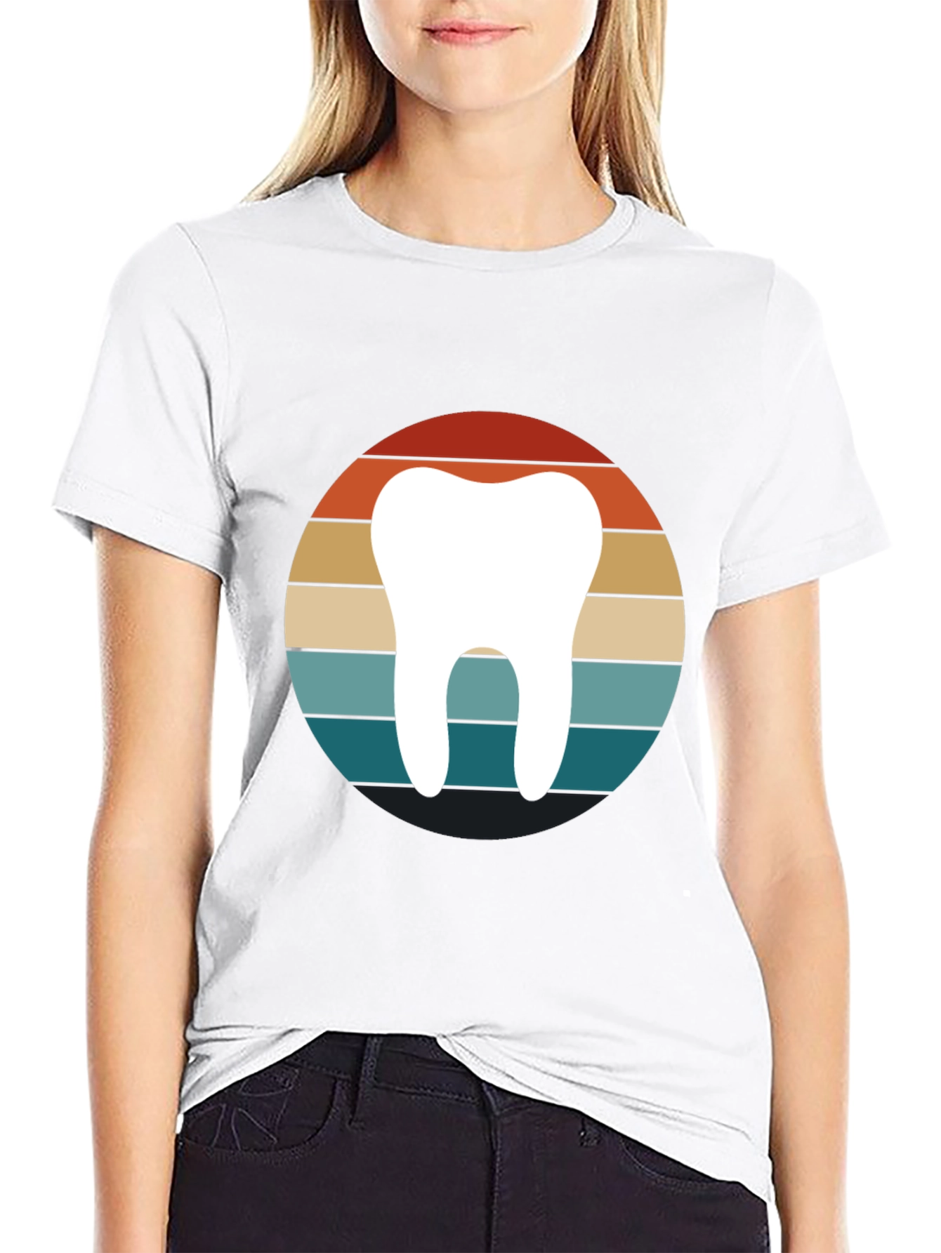 Retro Dentist Tooth Graphic Tee