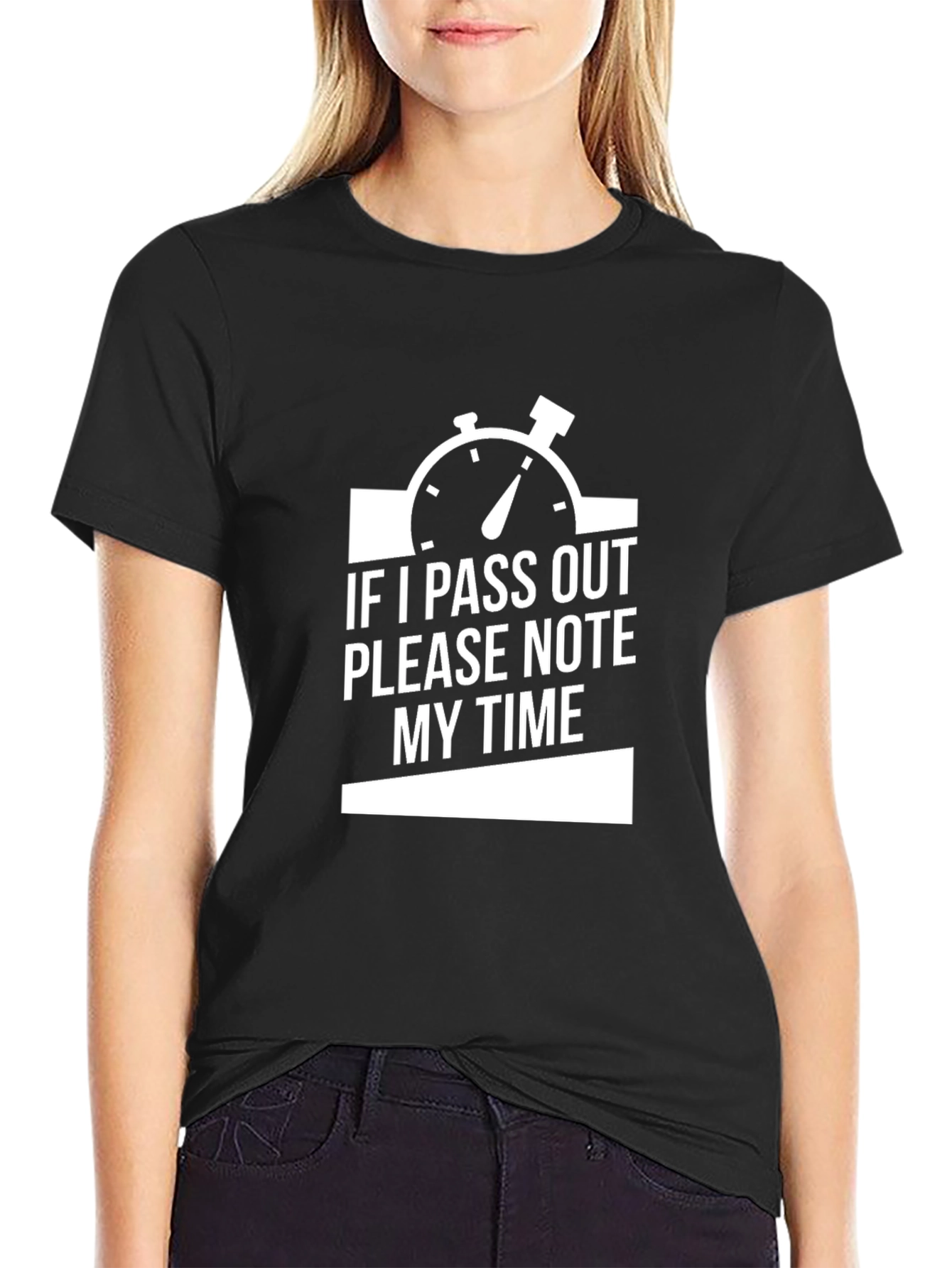 Funny Sarcastic If I Pass Out Mens T-Shirt