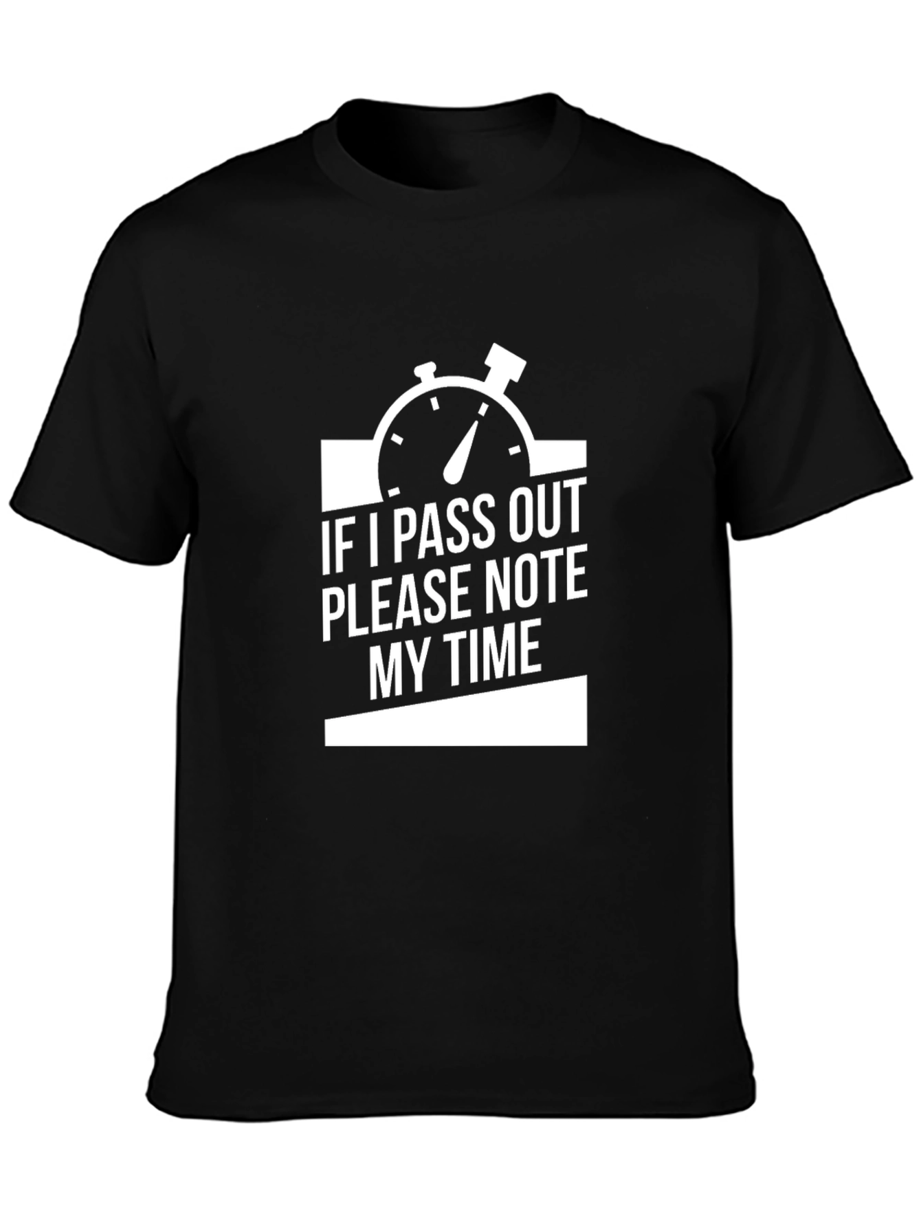 Funny Sarcastic If I Pass Out Mens T-Shirt