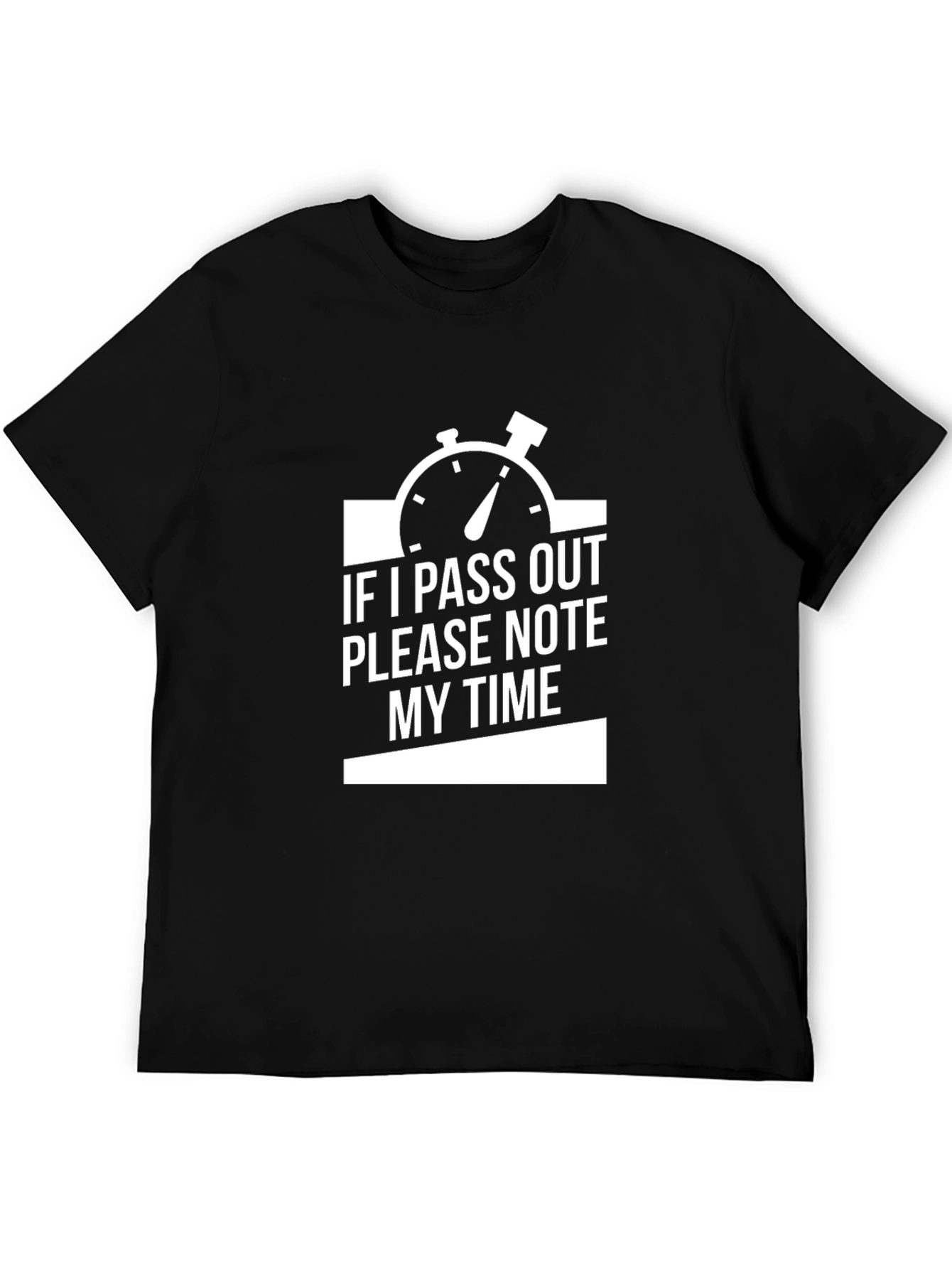 Funny Sarcastic If I Pass Out Mens T-Shirt