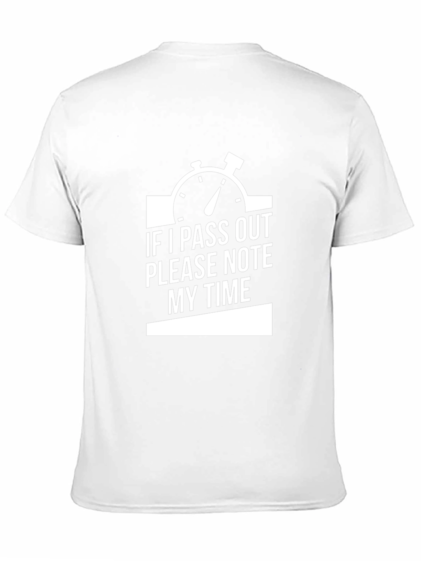 Funny Sarcastic If I Pass Out Mens T-Shirt