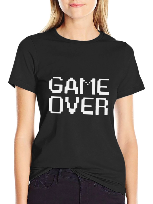 Game Over T-Shirt - Pixelated Gaming Tee