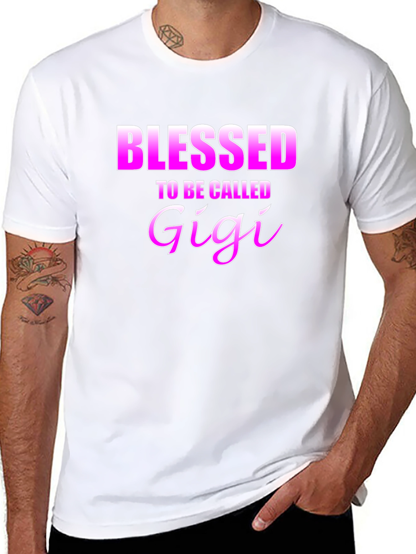 Blessed to be Called Gigi - Black T-Shirt