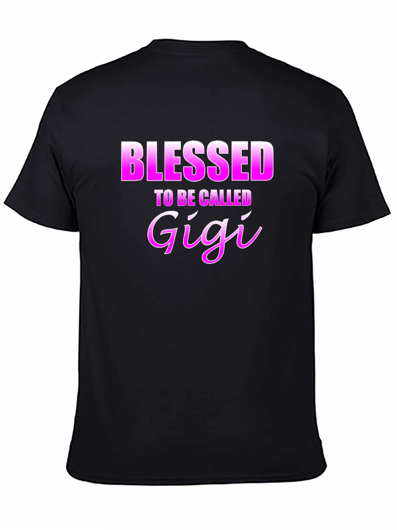 Blessed to be Called Gigi - Black T-Shirt