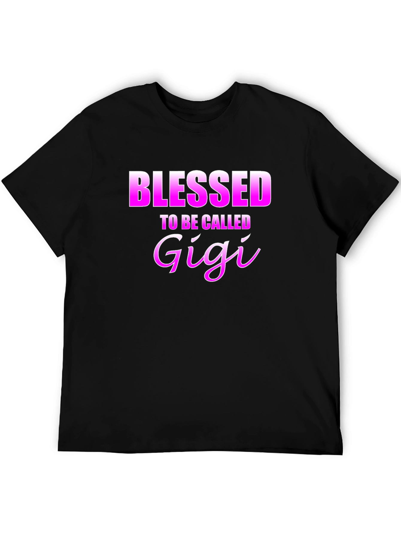 Blessed to be Called Gigi - Black T-Shirt