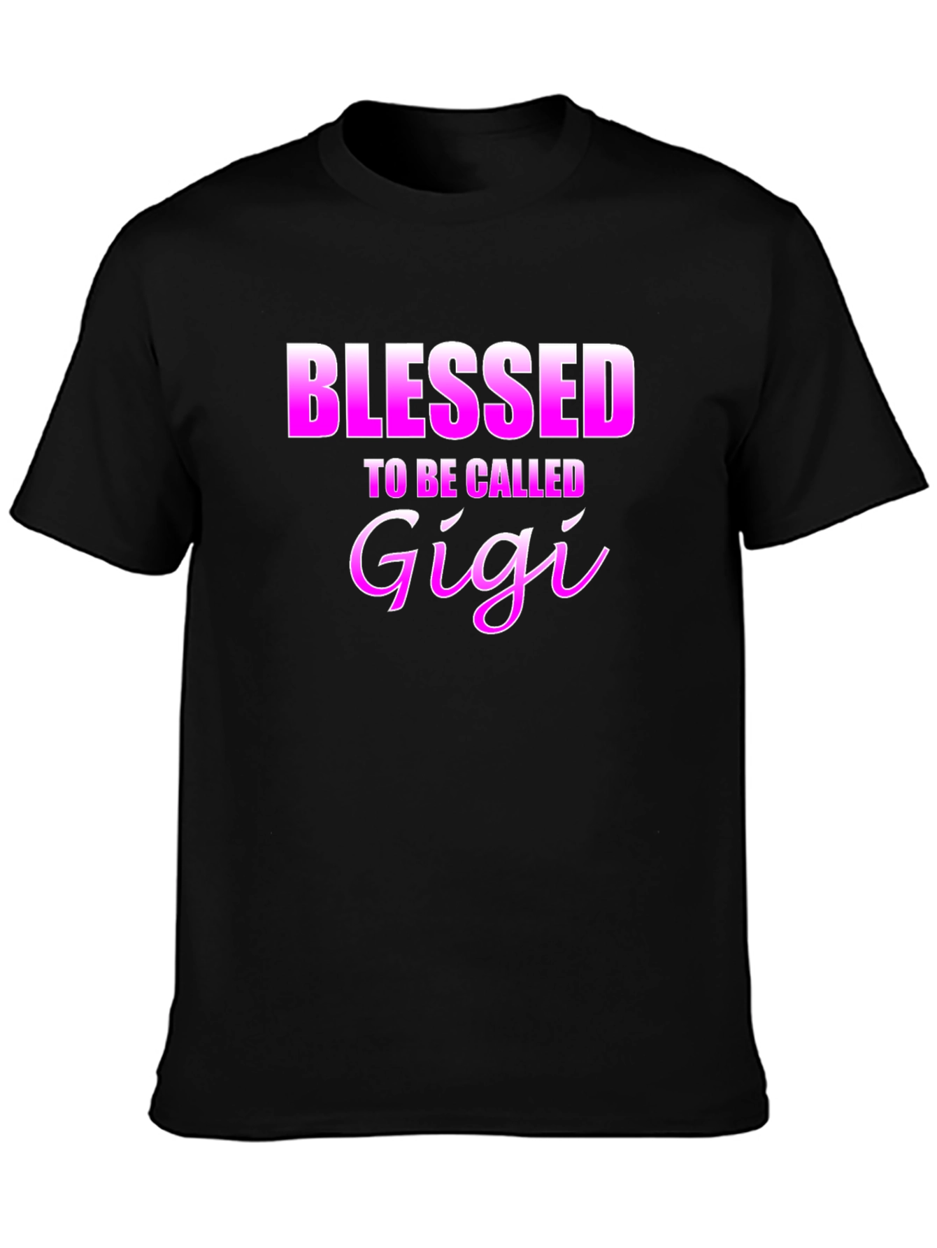 Blessed to be Called Gigi - Black T-Shirt
