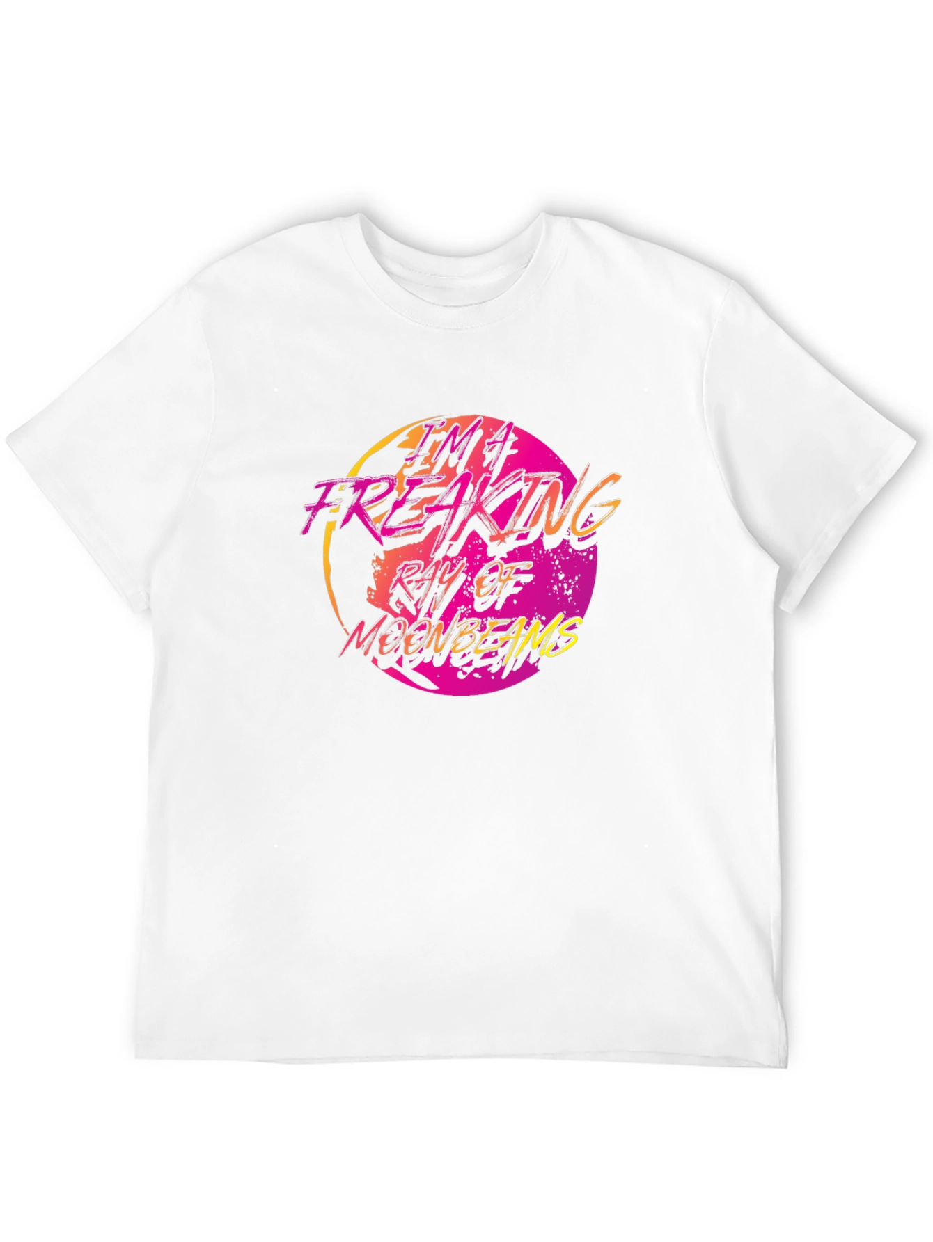 Retro Moonbeams Graphic Tee - Black
