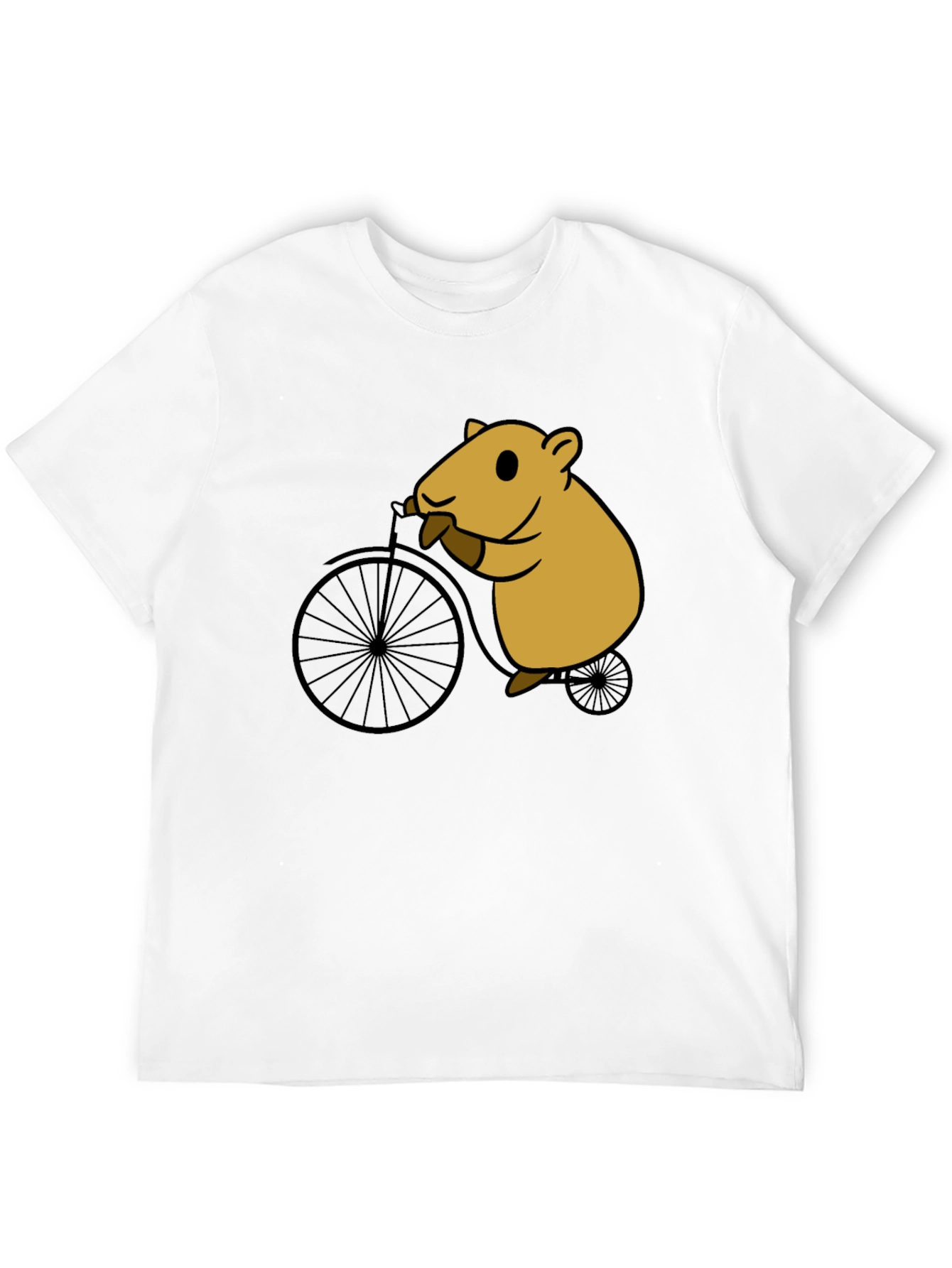 Hamster on Bike Graphic Tee - Unisex
