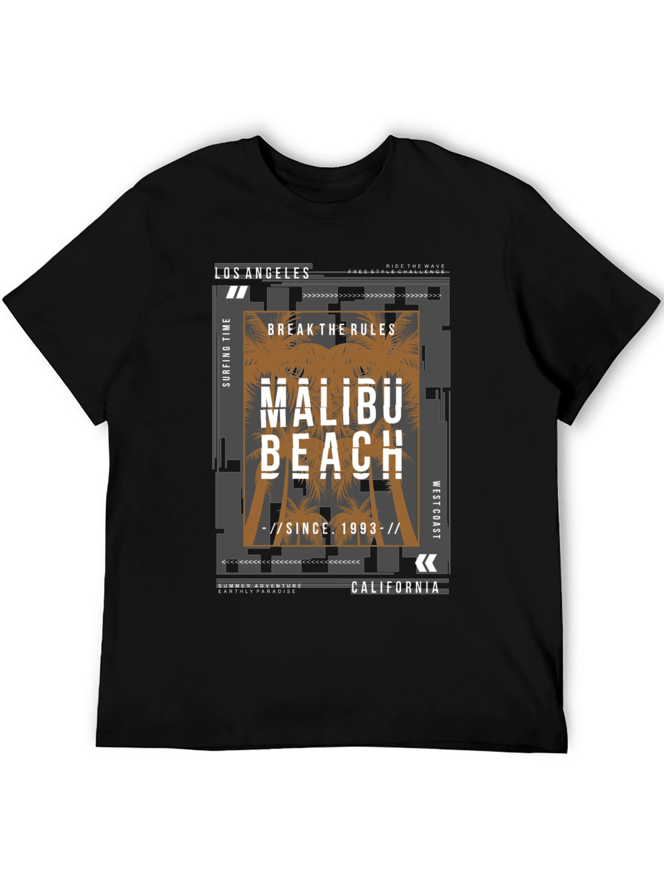 Malibu Beach Graphic T-Shirt