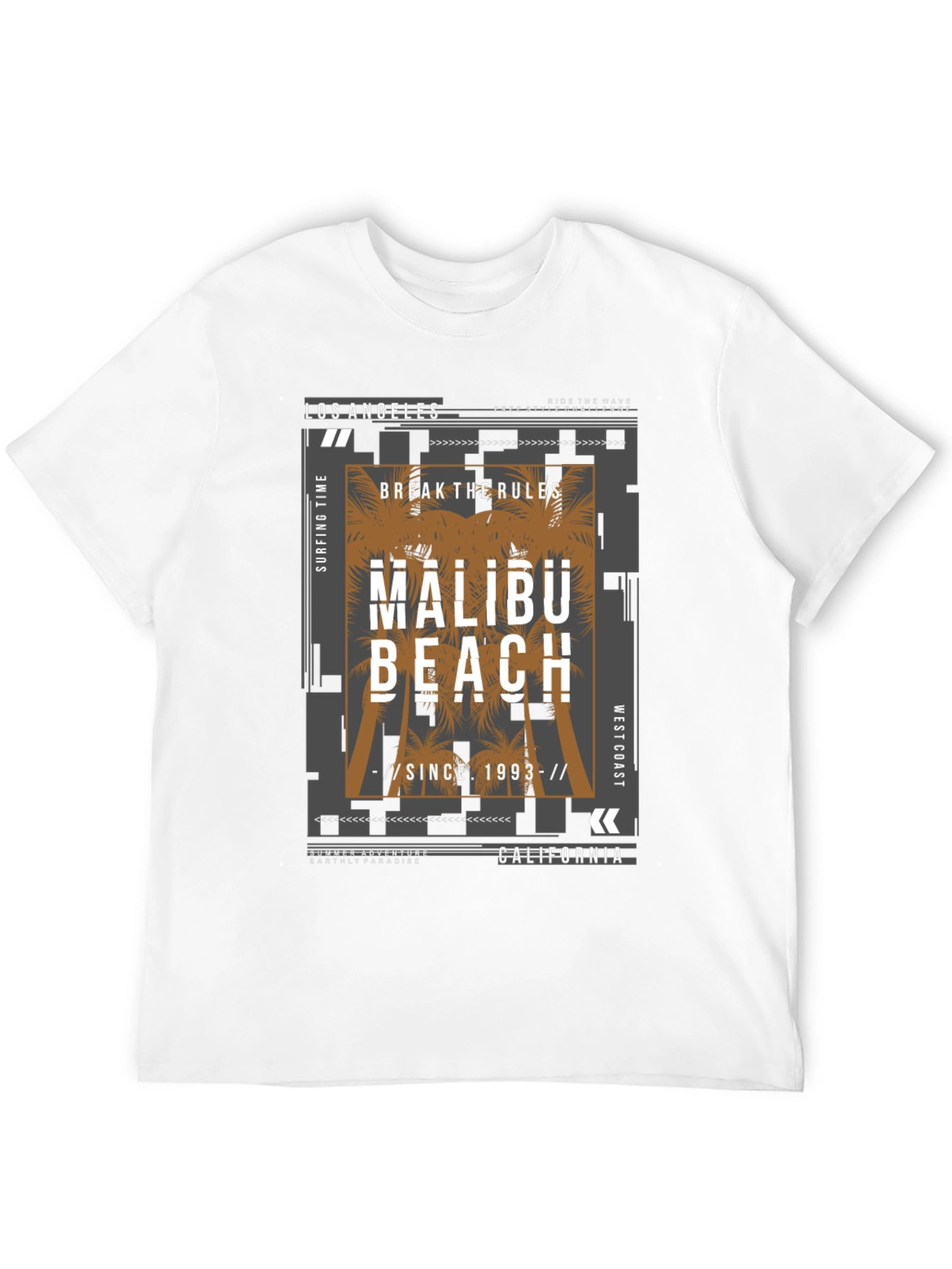 Malibu Beach Graphic T-Shirt