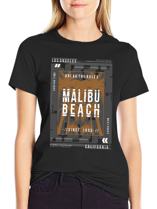 Malibu Beach Graphic T-Shirt