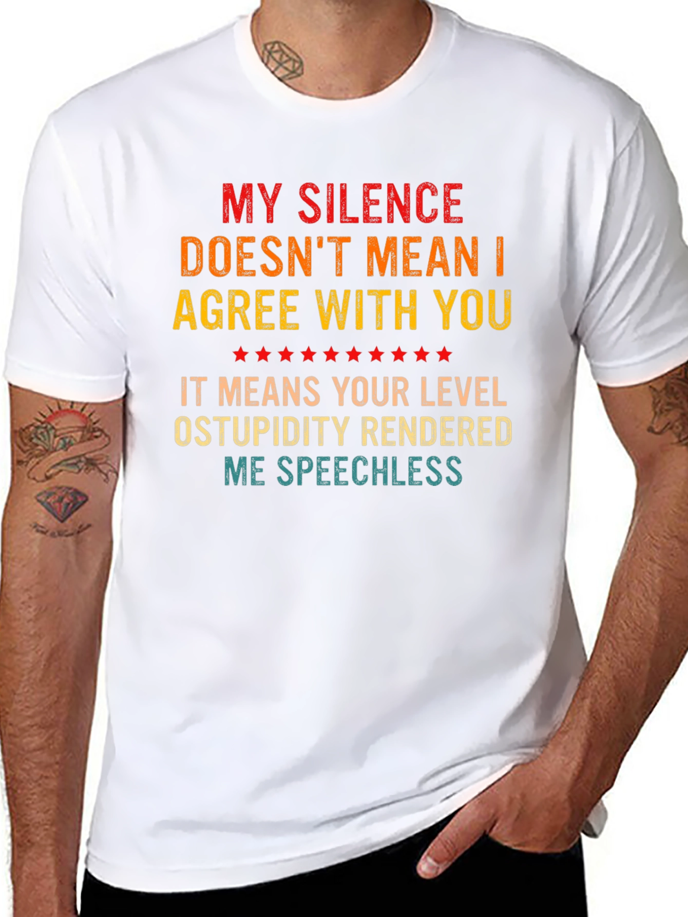 Sarcastic My Silence Graphic Tee