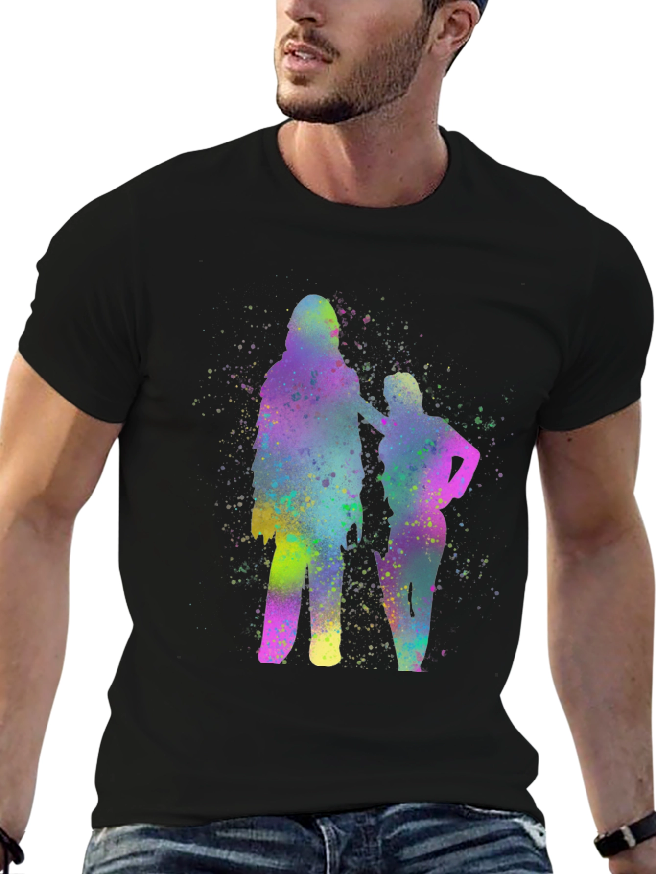 Watercolor Silhouette Graphic Tee