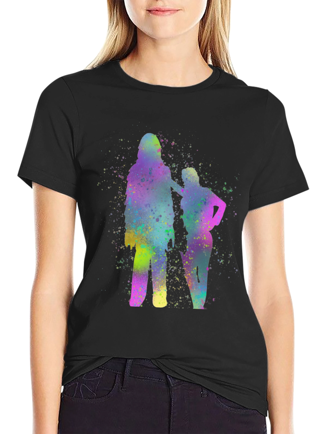 Watercolor Silhouette Graphic Tee