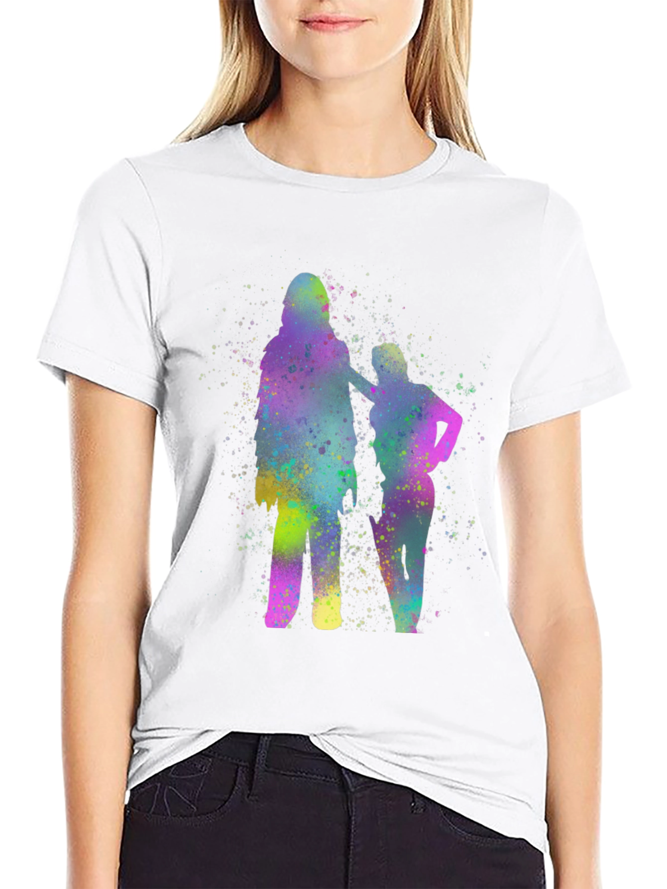 Watercolor Silhouette Graphic Tee