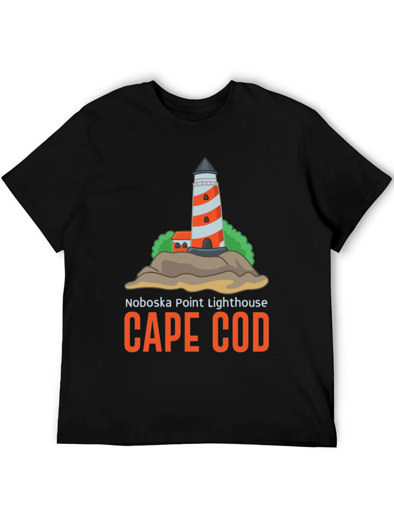Noboska Point Lighthouse Cape Cod T-Shirt