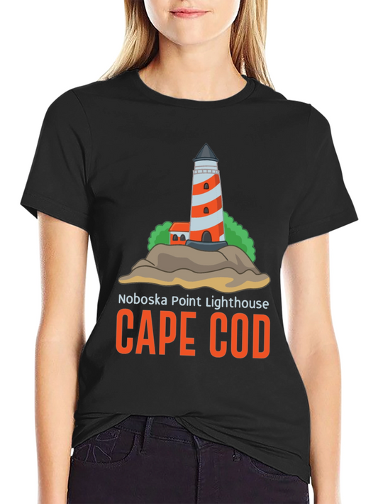 Noboska Point Lighthouse Cape Cod T-Shirt