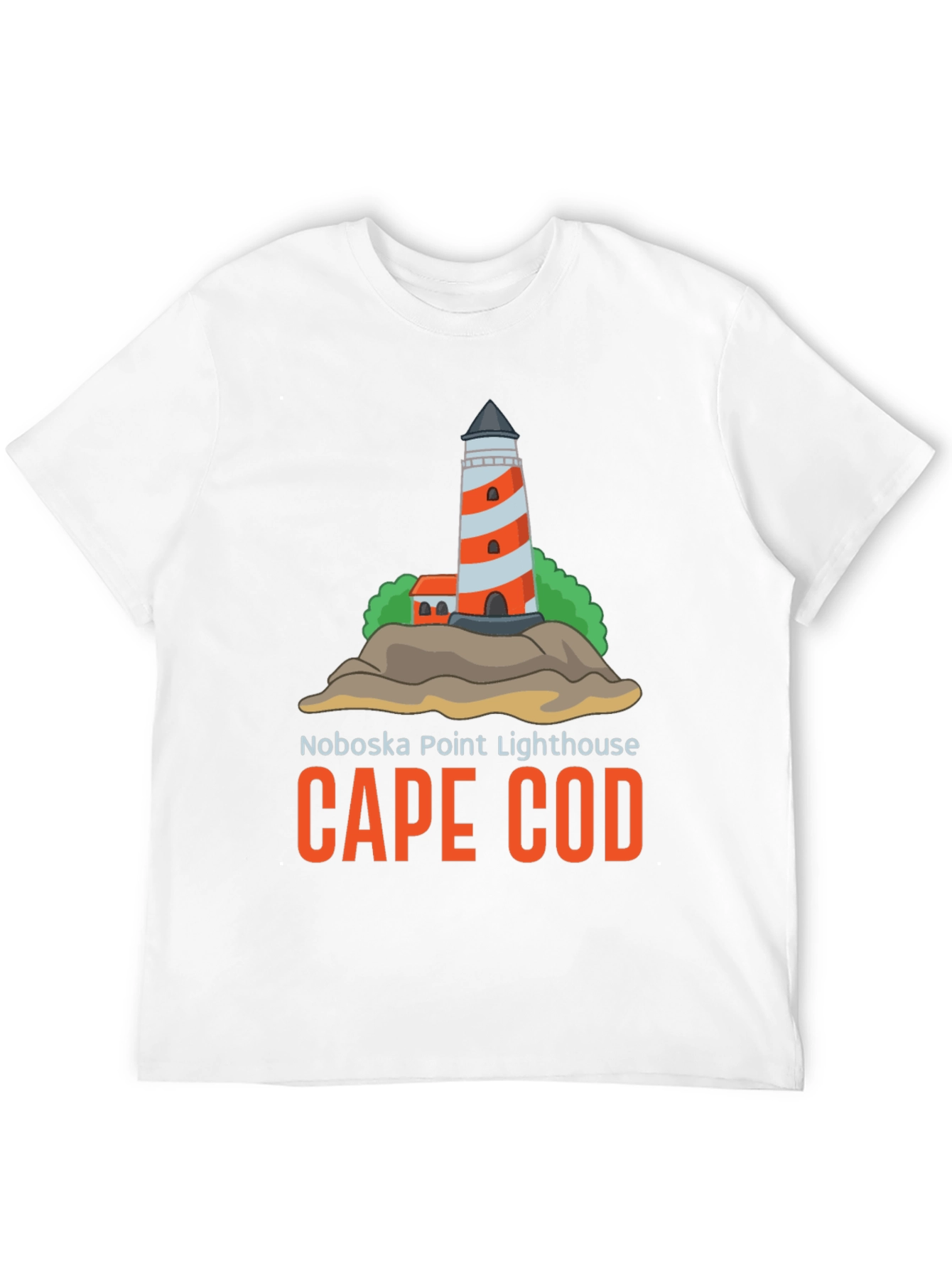 Noboska Point Lighthouse Cape Cod T-Shirt