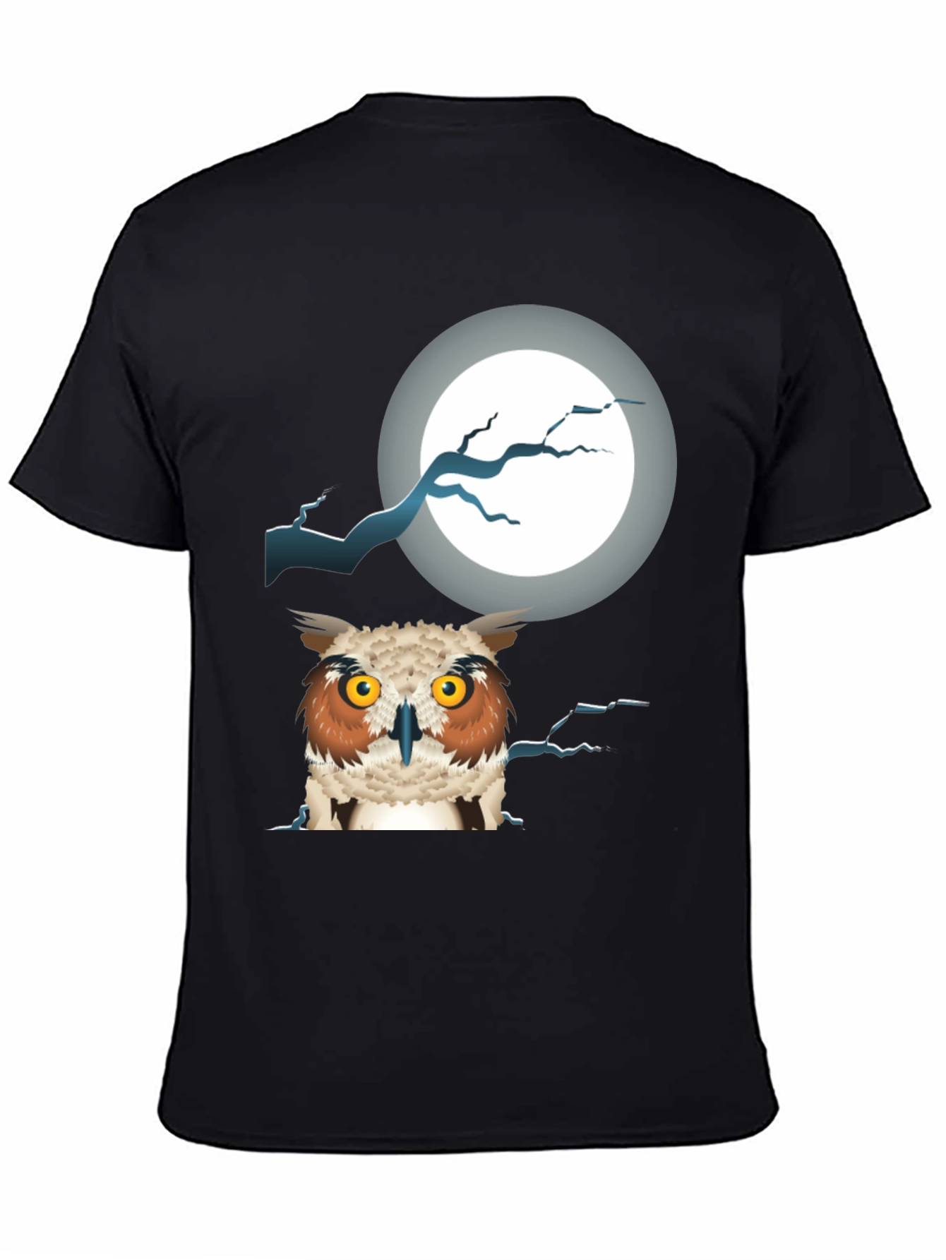 Owl Under Moonlight Graphic Tee
