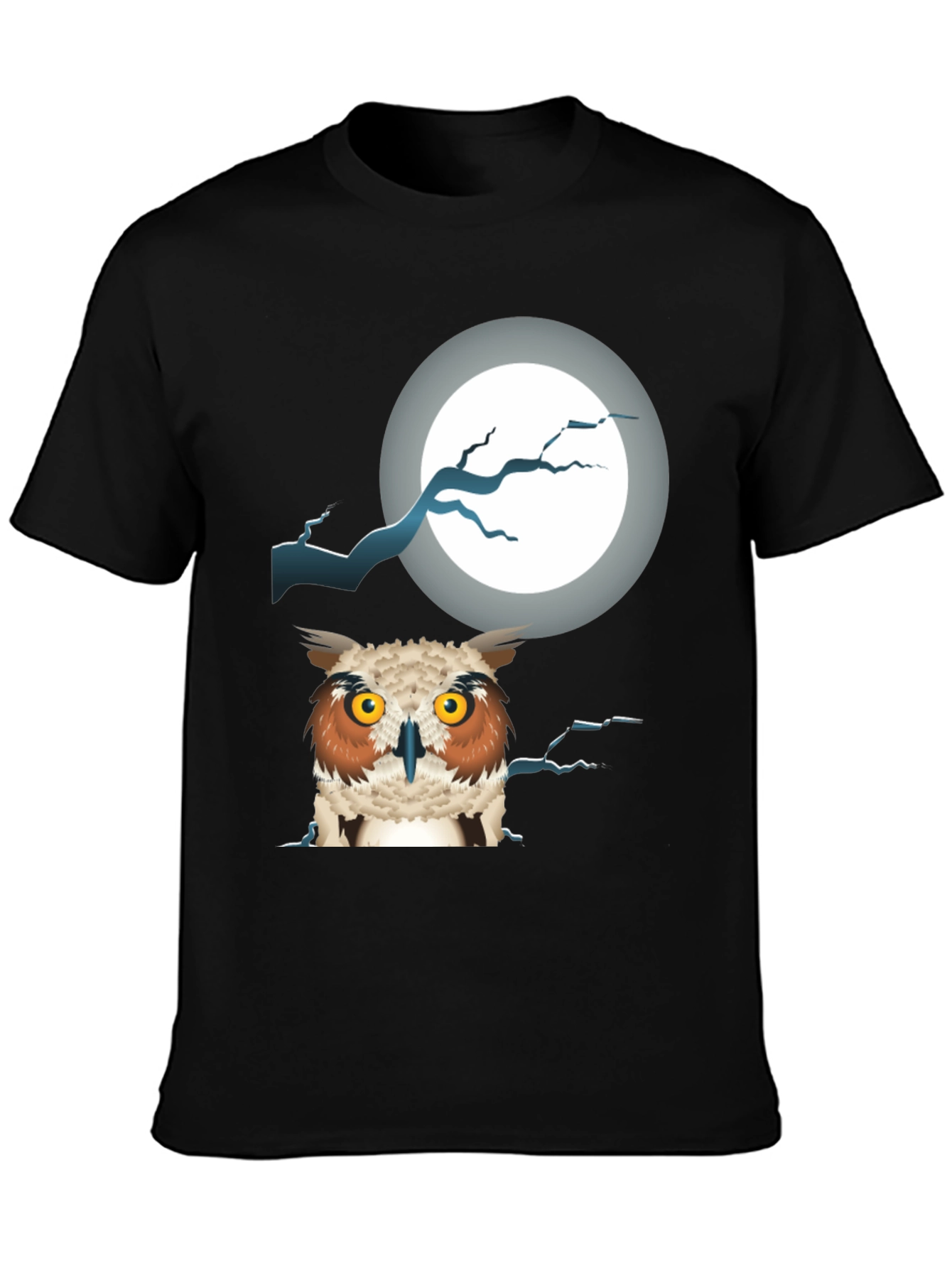 Owl Under Moonlight Graphic Tee
