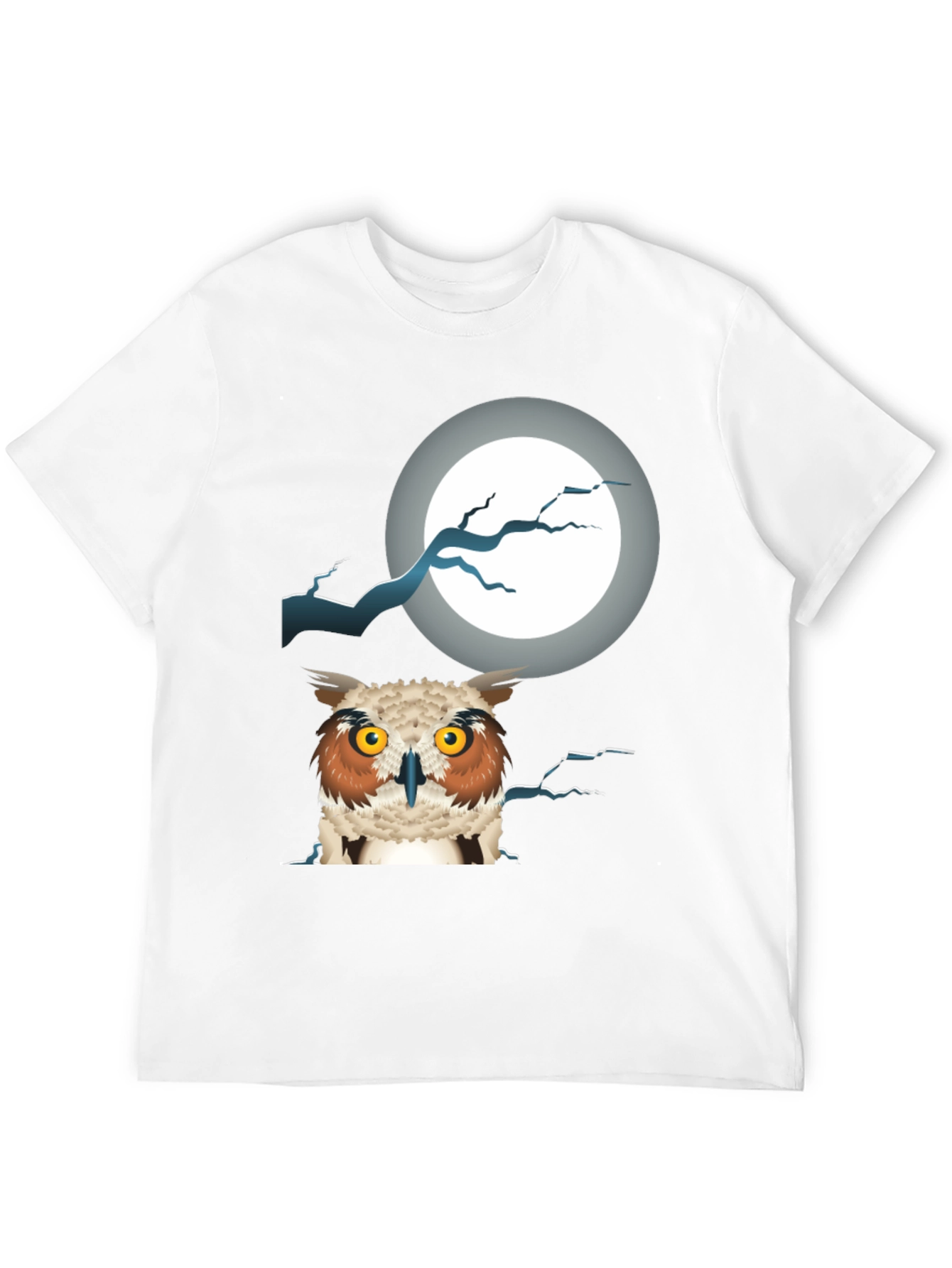 Owl Under Moonlight Graphic Tee