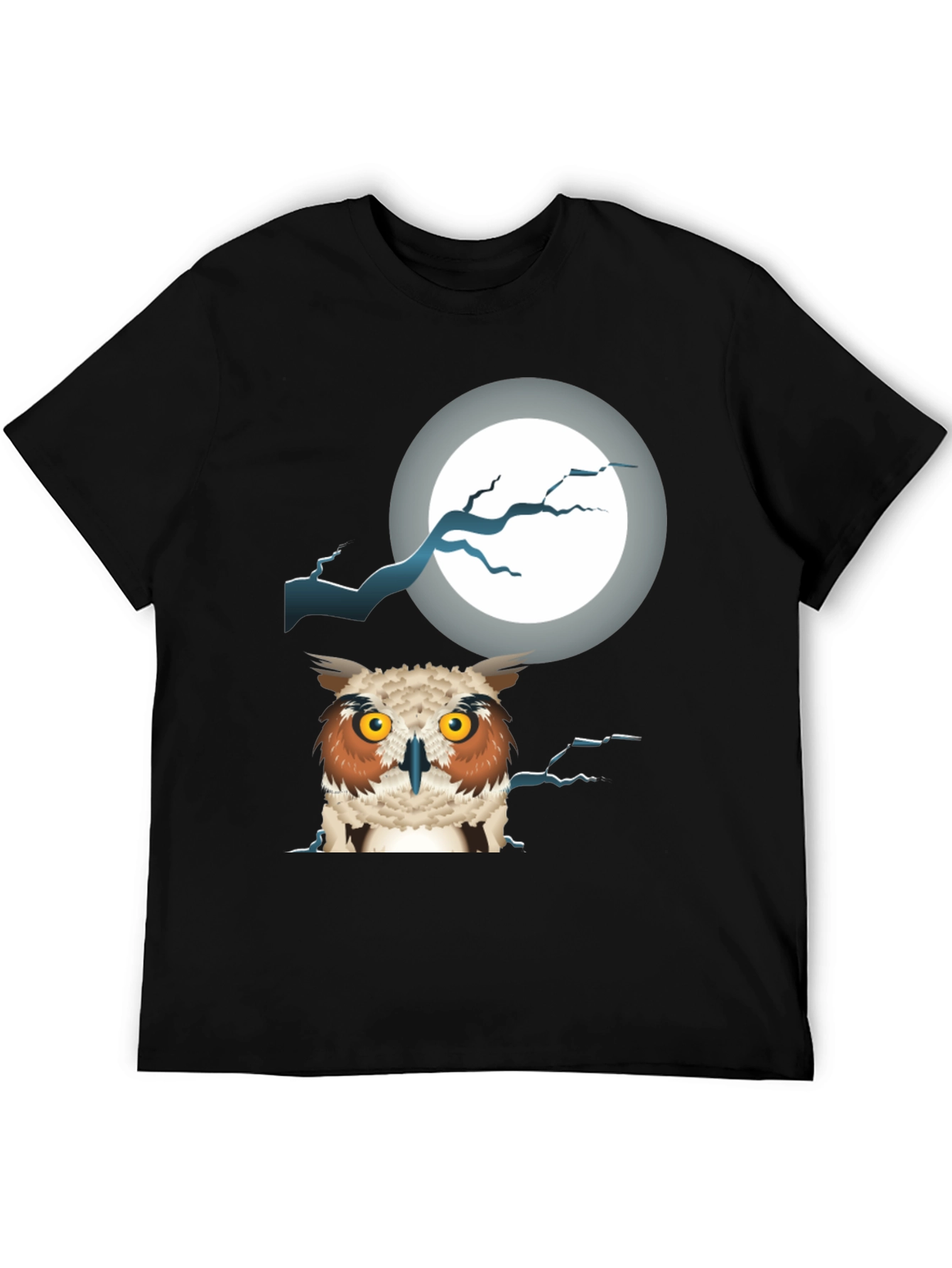Owl Under Moonlight Graphic Tee