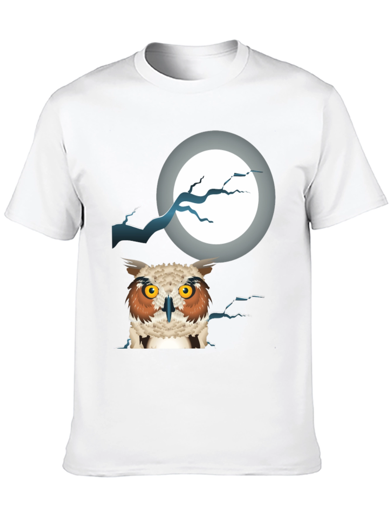 Owl Under Moonlight Graphic Tee