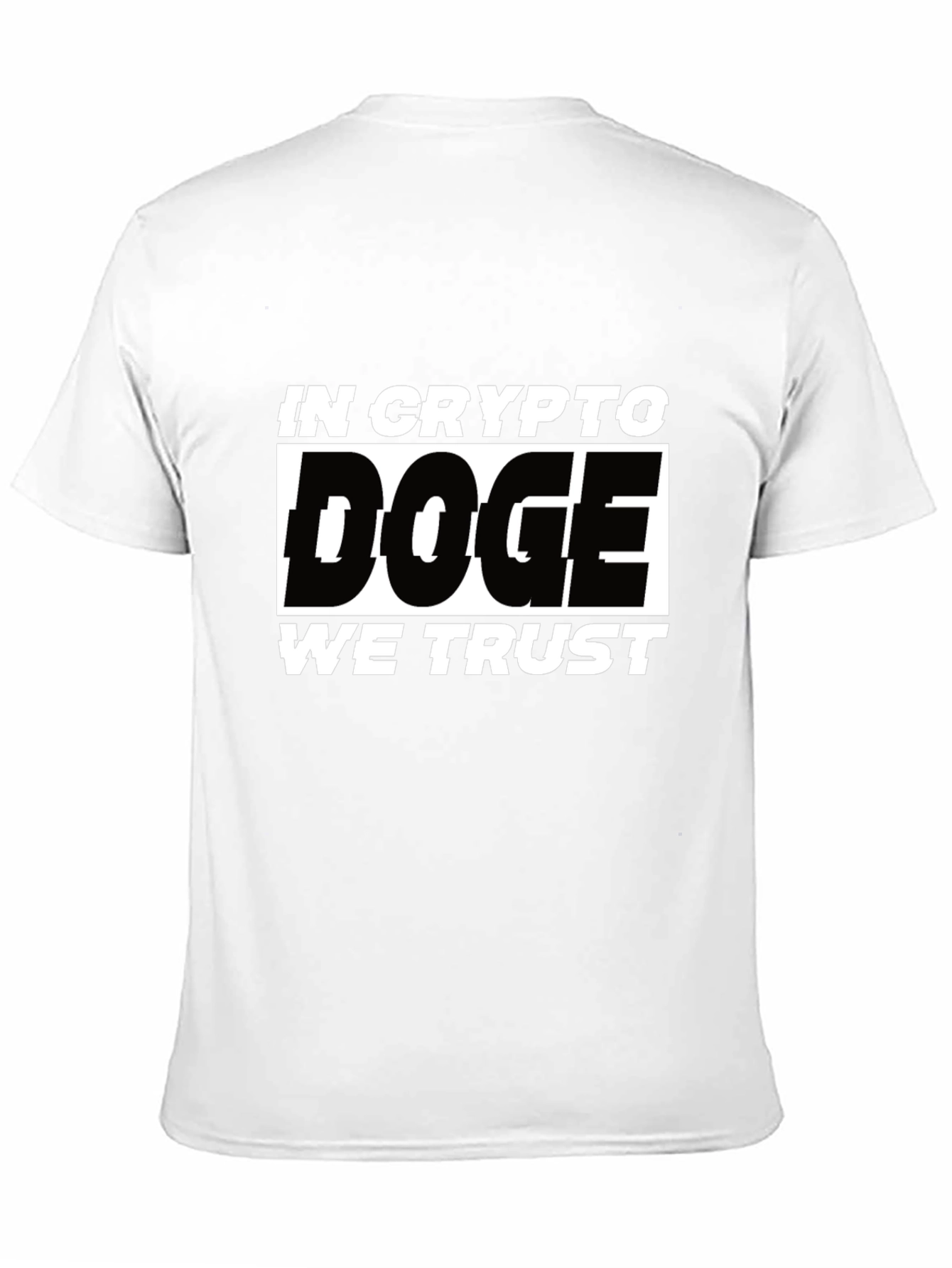 In Crypto Doge We Trust Black T-Shirt