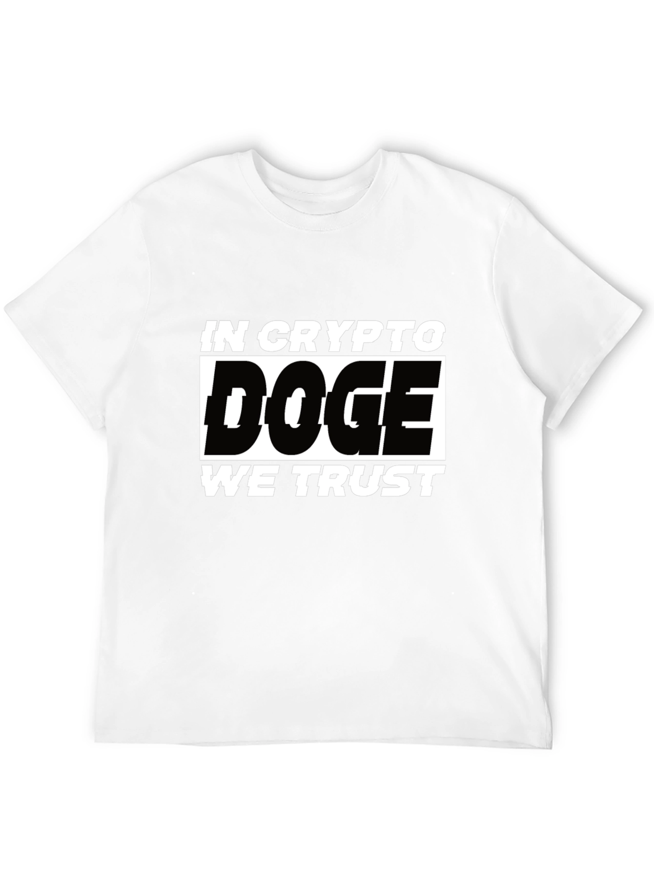 In Crypto Doge We Trust Black T-Shirt