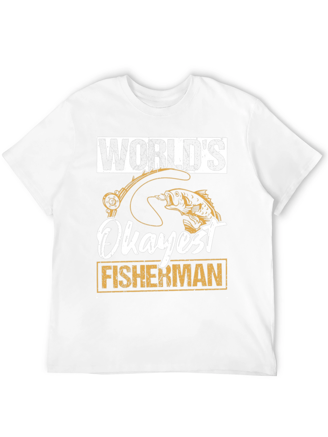 Worlds Okayest Fisherman Graphic Tee