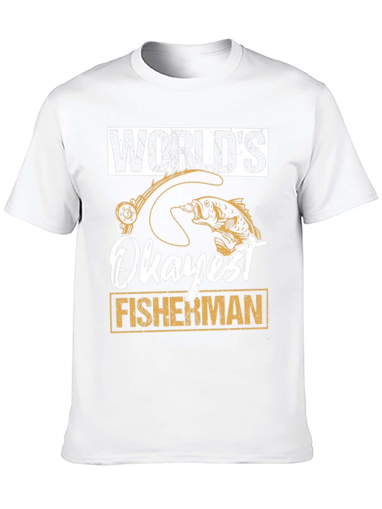 Worlds Okayest Fisherman Graphic Tee