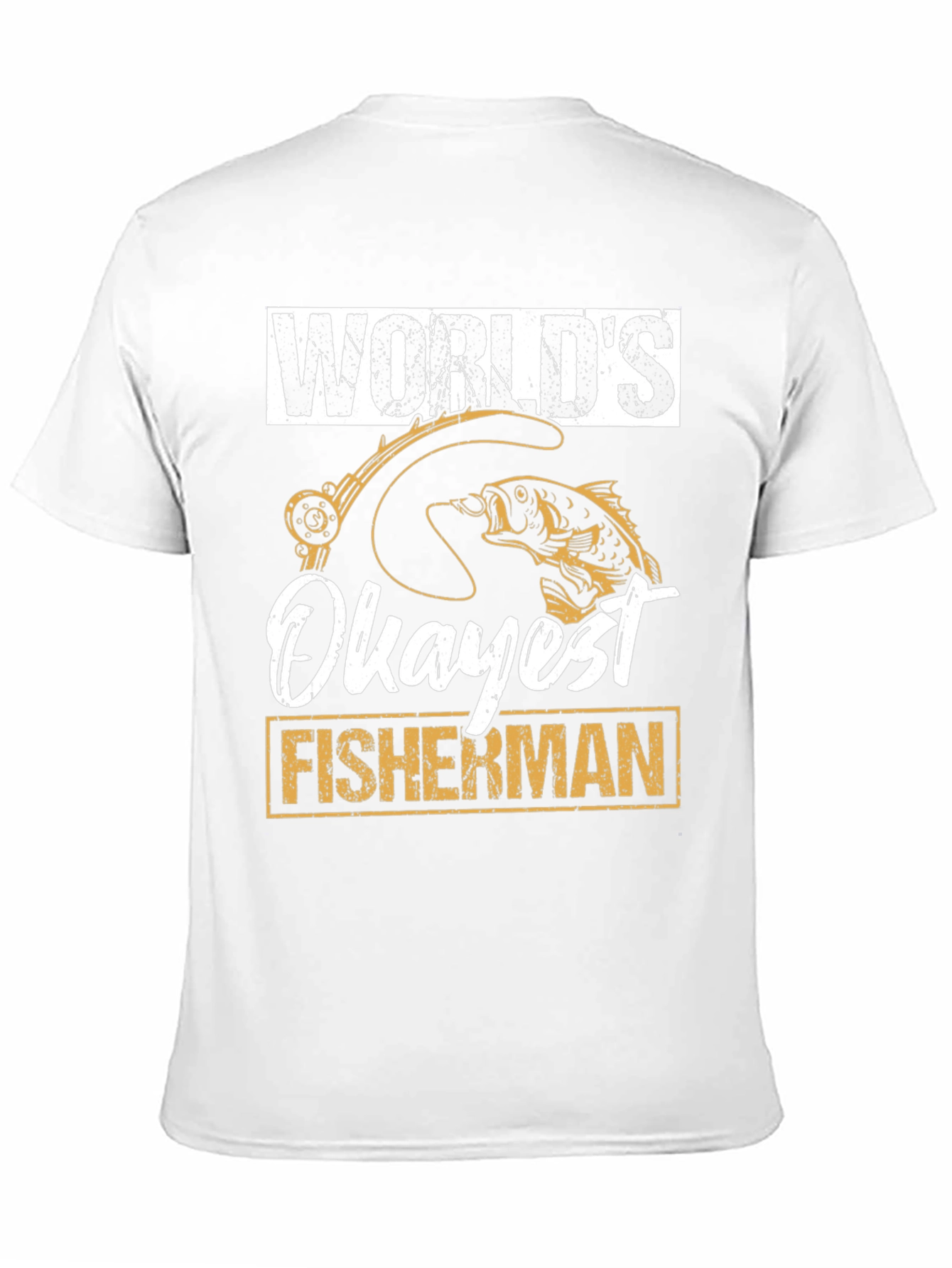 Worlds Okayest Fisherman Graphic Tee