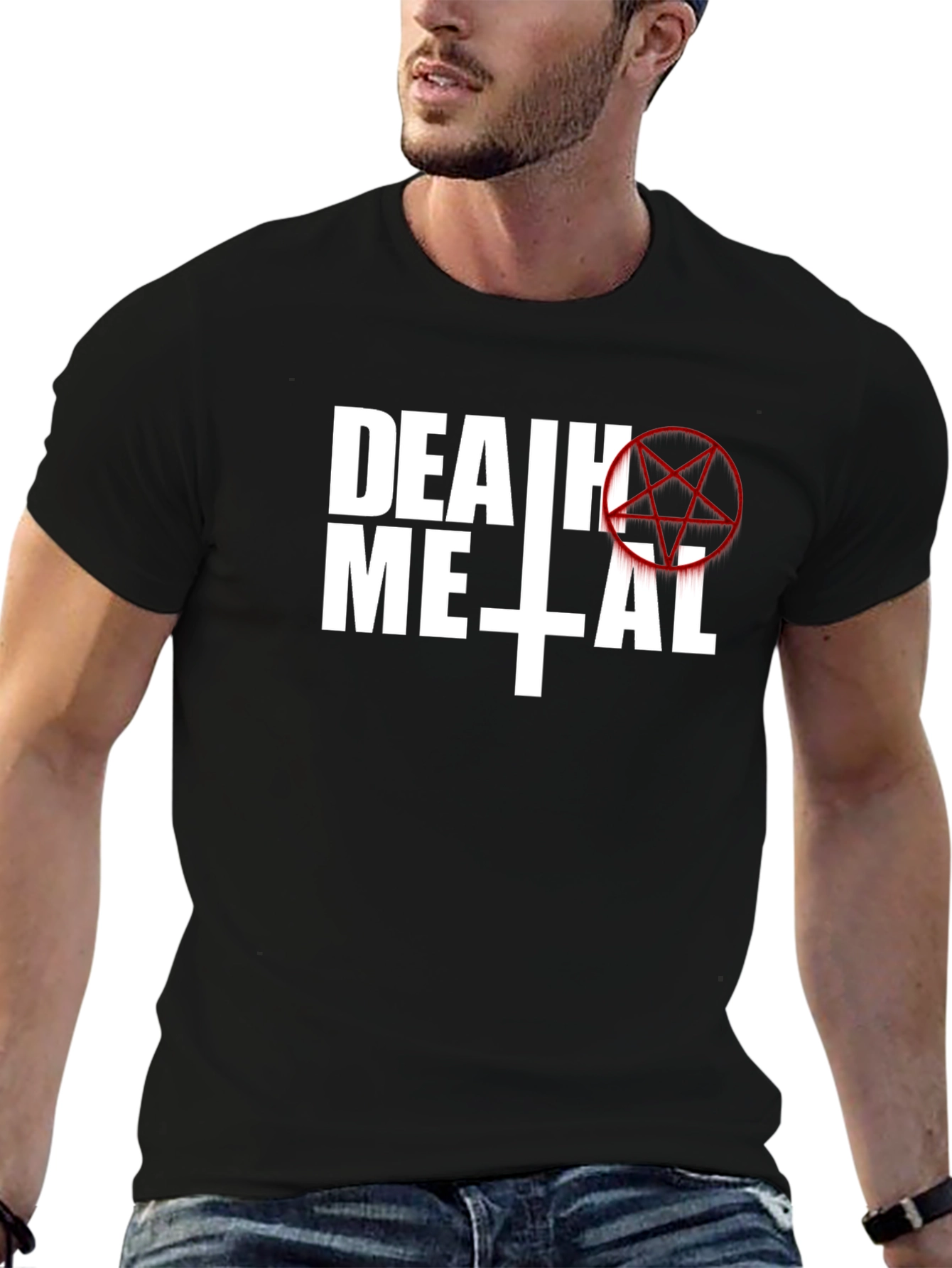 Death Metal T-Shirt - Black Graphic Tee