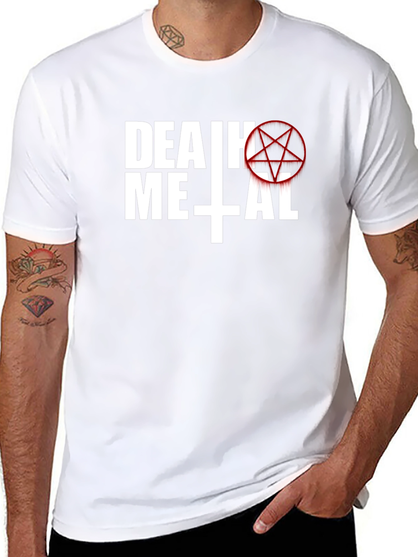 Death Metal T-Shirt - Black Graphic Tee