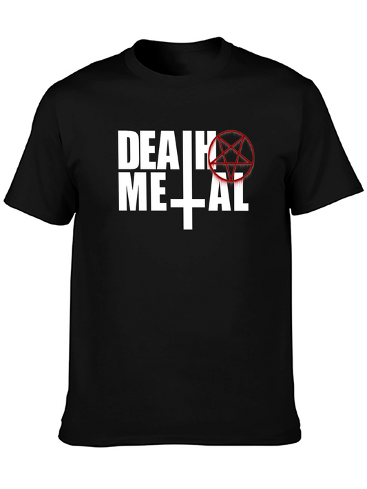 Death Metal T-Shirt - Black Graphic Tee