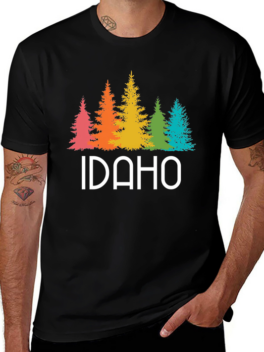 Idaho Rainbow Trees Graphic Tee