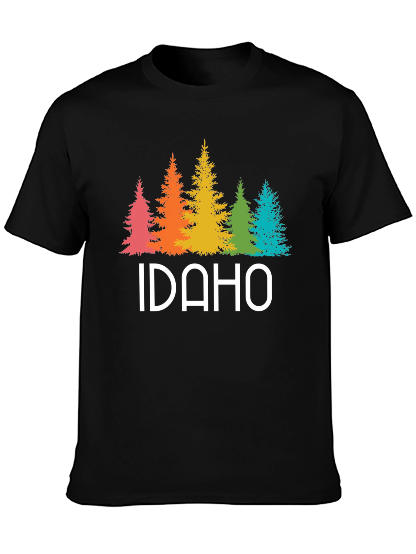Idaho Rainbow Trees Graphic Tee