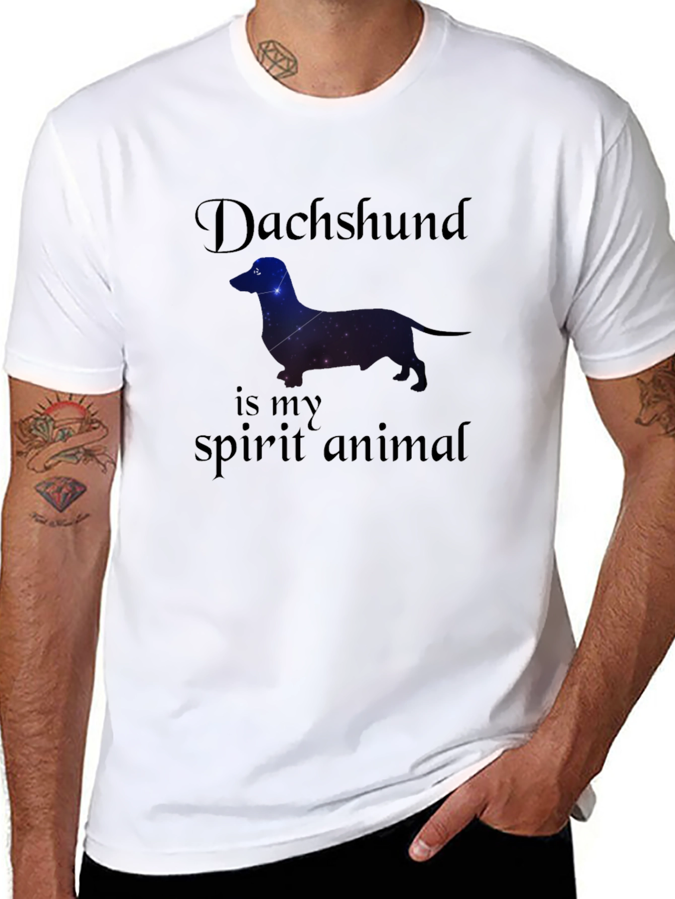 Dachshund Spirit Animal Graphic T-Shirt