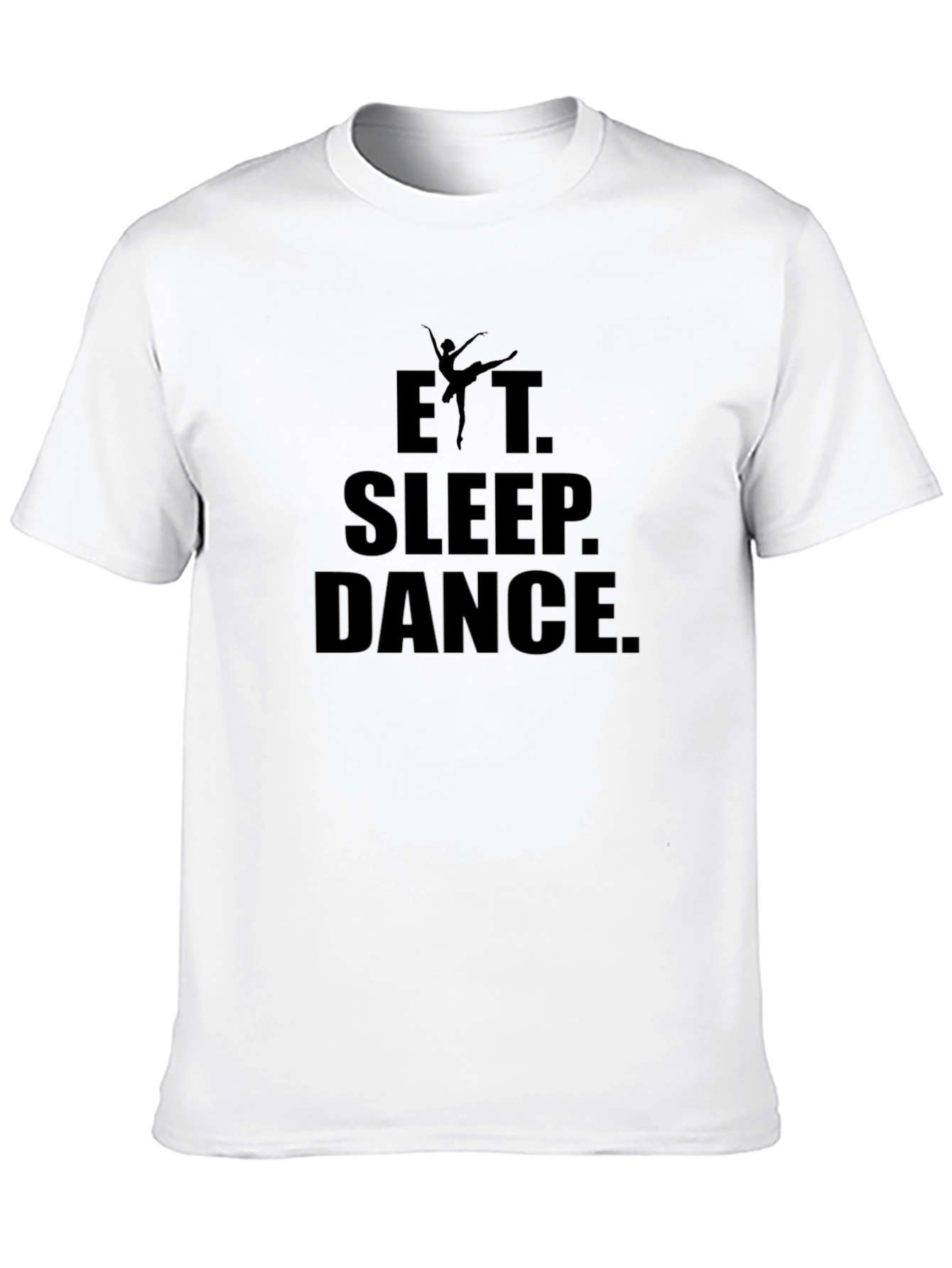 Eat Sleep Dance Graphic Black T-Shirt